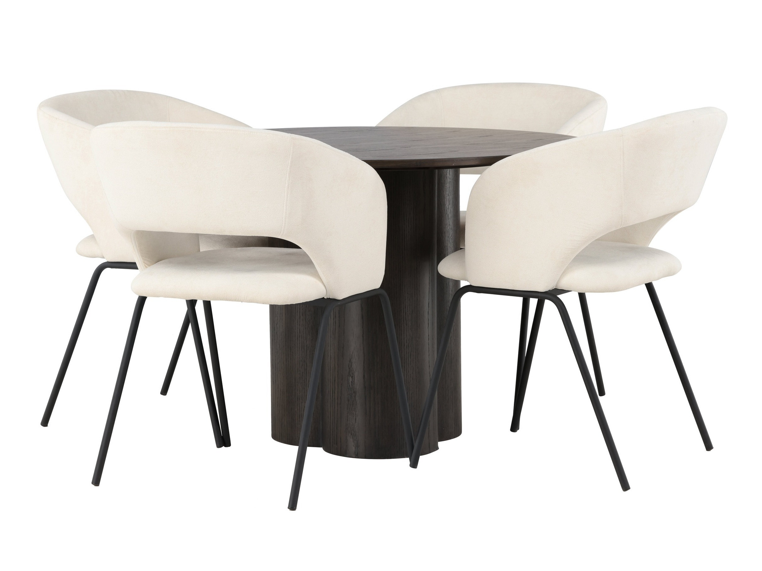 Jedilniški komplet Dallas 5132 (Temen les)