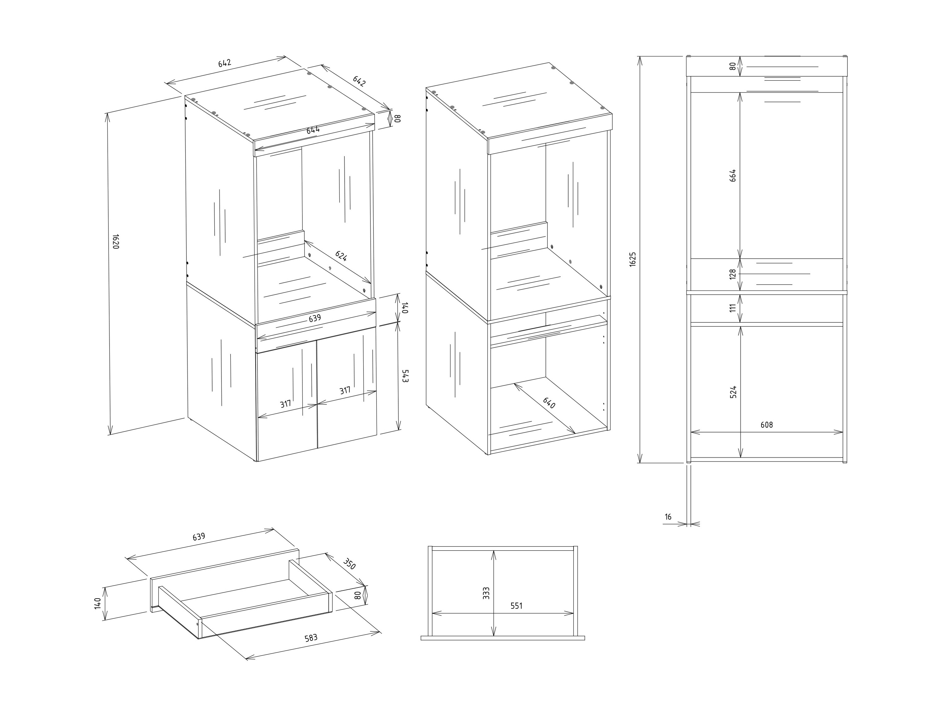 Kopalniški poličnik Mandeville 355