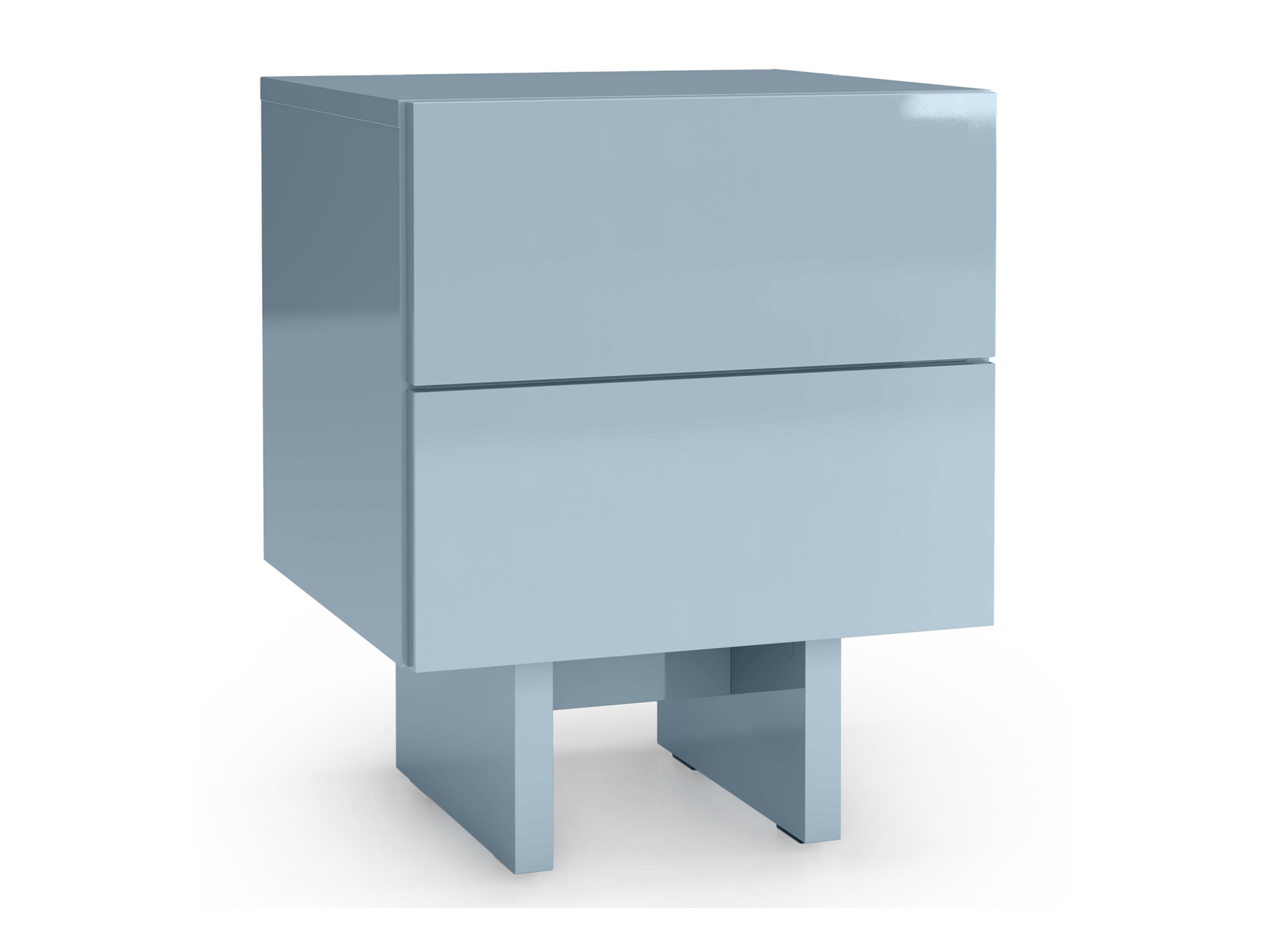 Nočna omarica Burleson 538 (Svetlo modra)