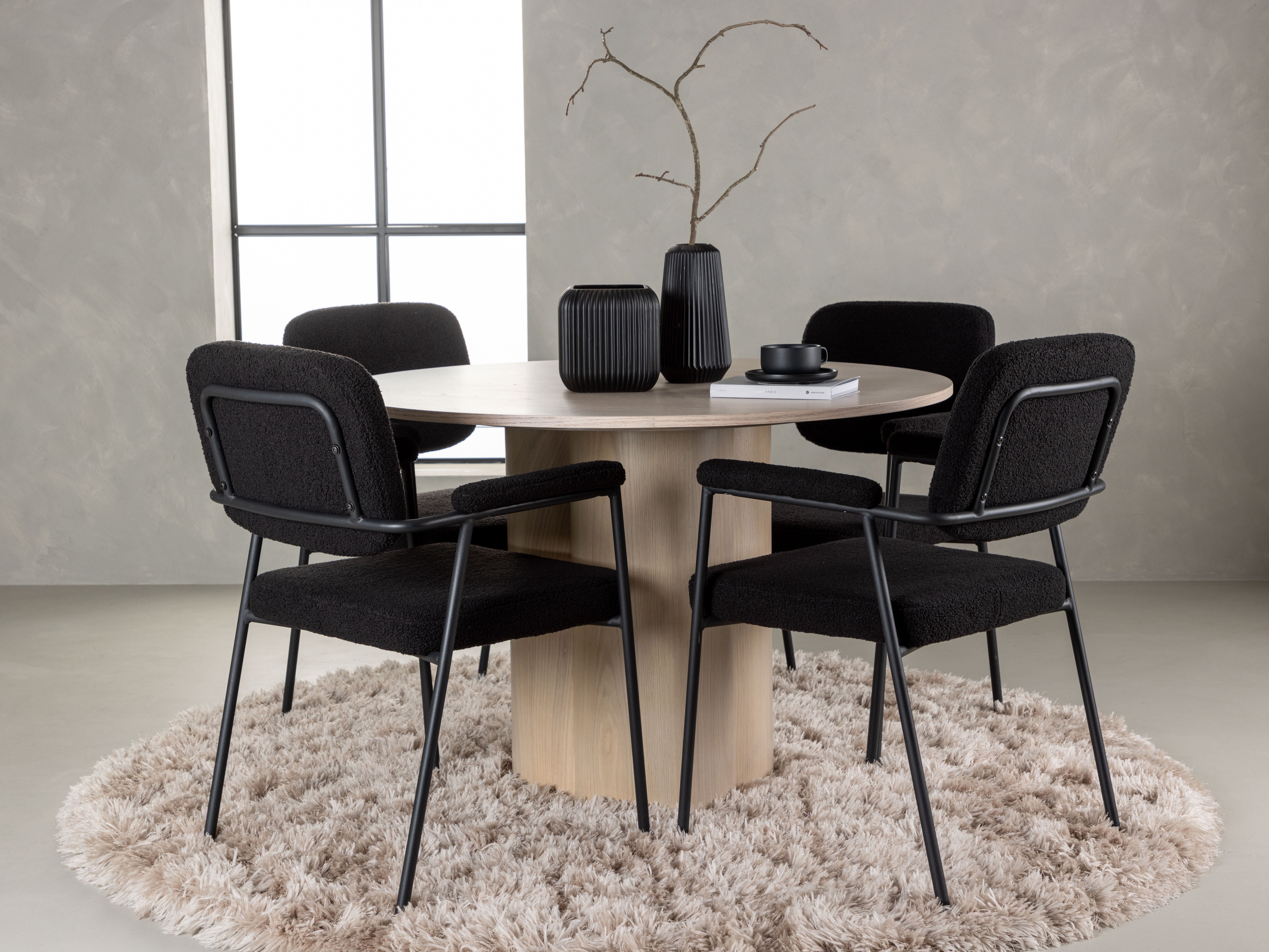 Jedilniški komplet Dallas 4358 (Svetel les)