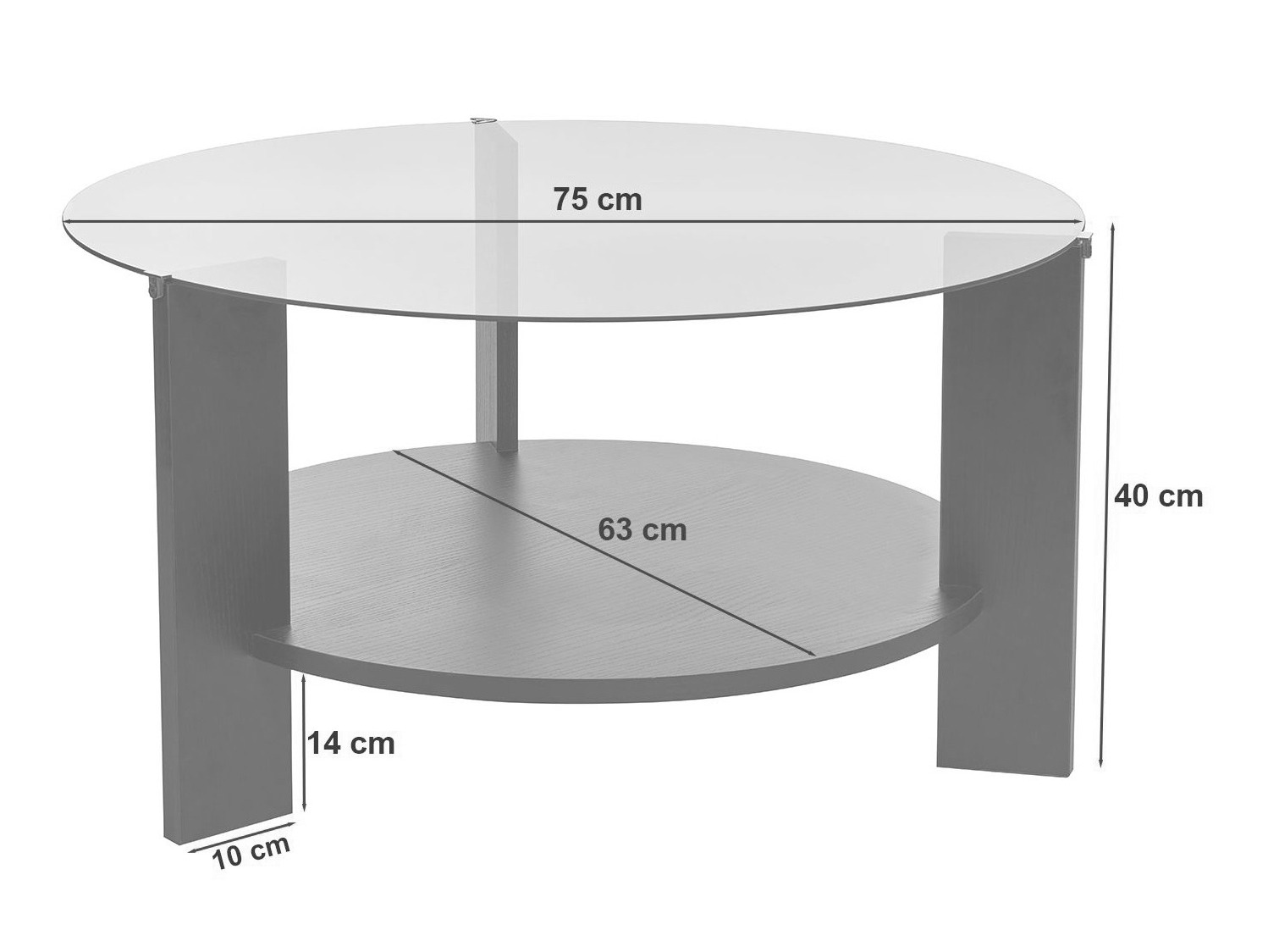 Klubska mizica Novato 118 (II)