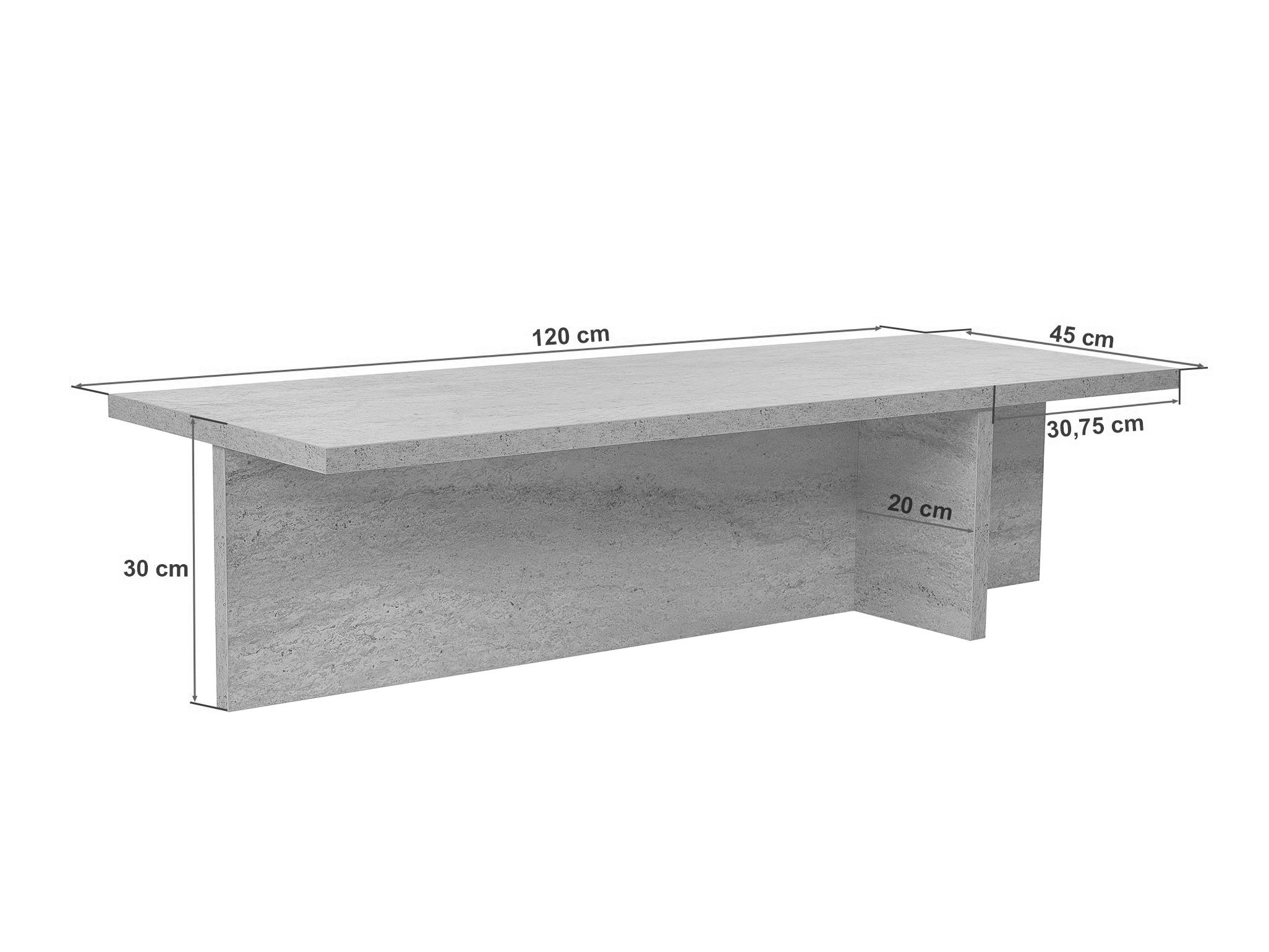 Klubska mizica Novato 136 (Bor)