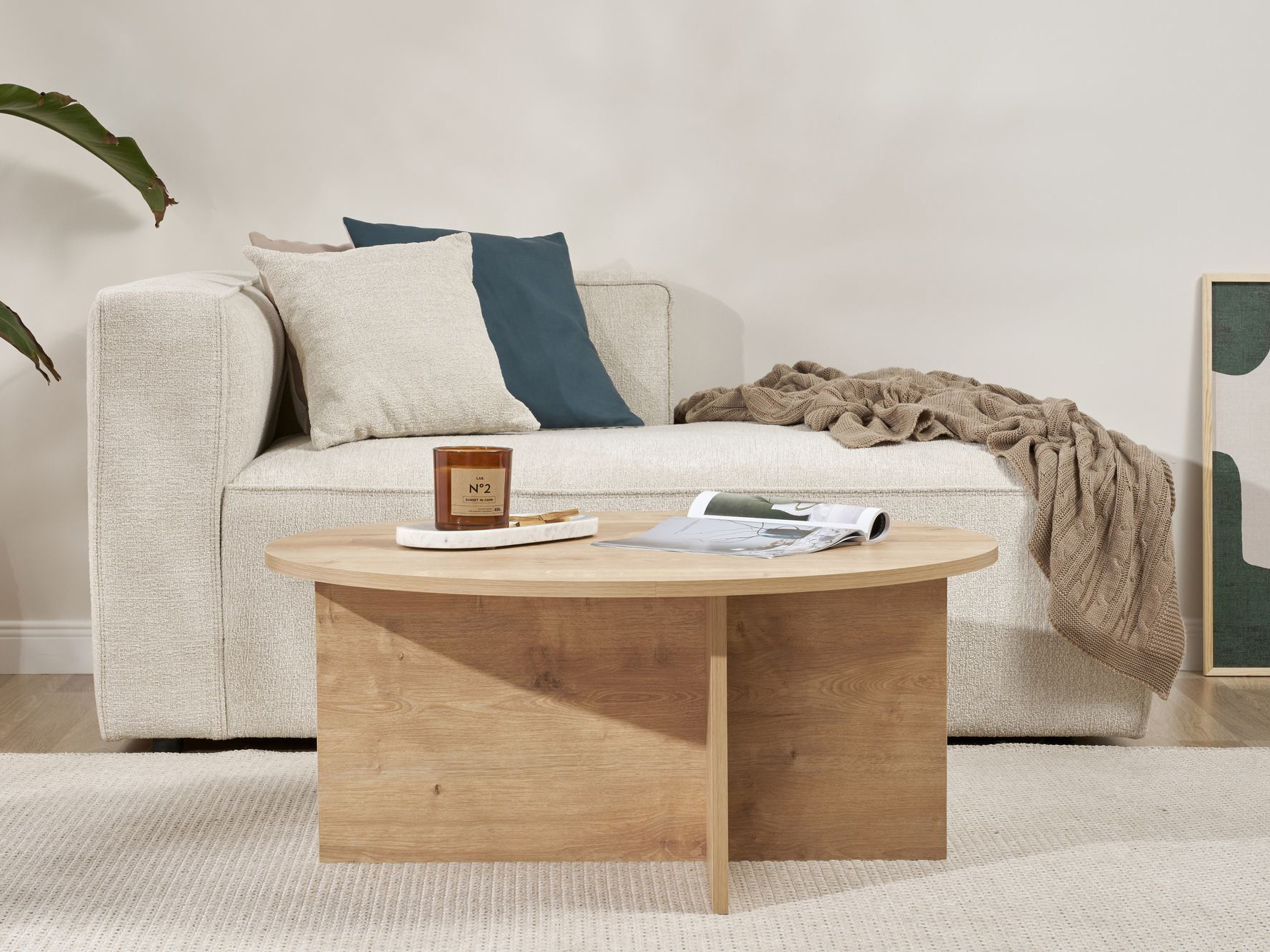 Klubska mizica Novato 137 (Hrast)