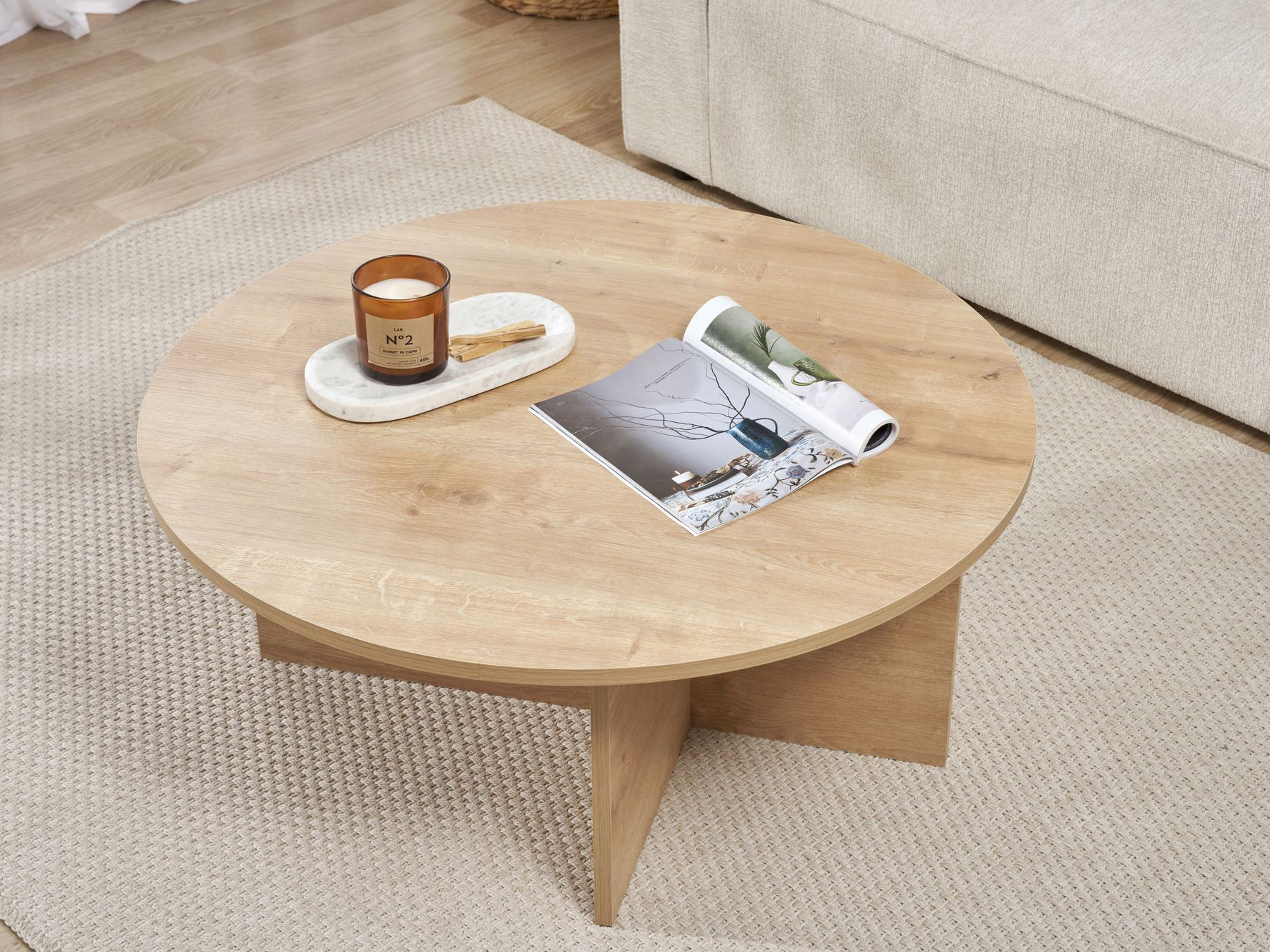 Klubska mizica Novato 137 (Hrast)