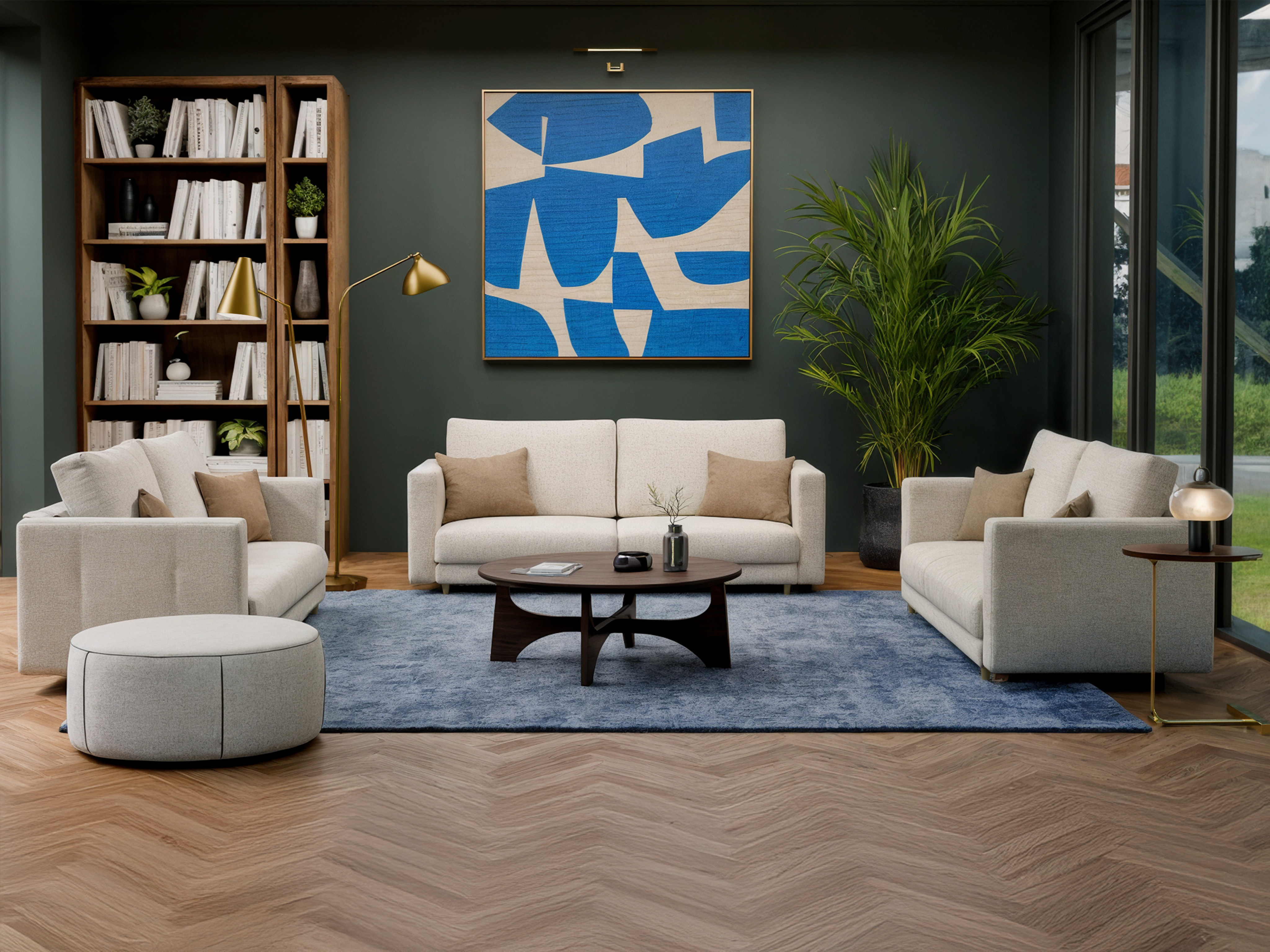 Raztegljiv kavč Mandeville 353 (Bež)