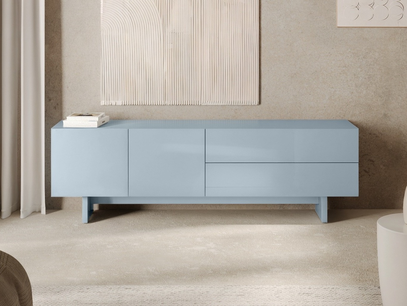 TV-omarica Burleson 539 (Svetlo modra)