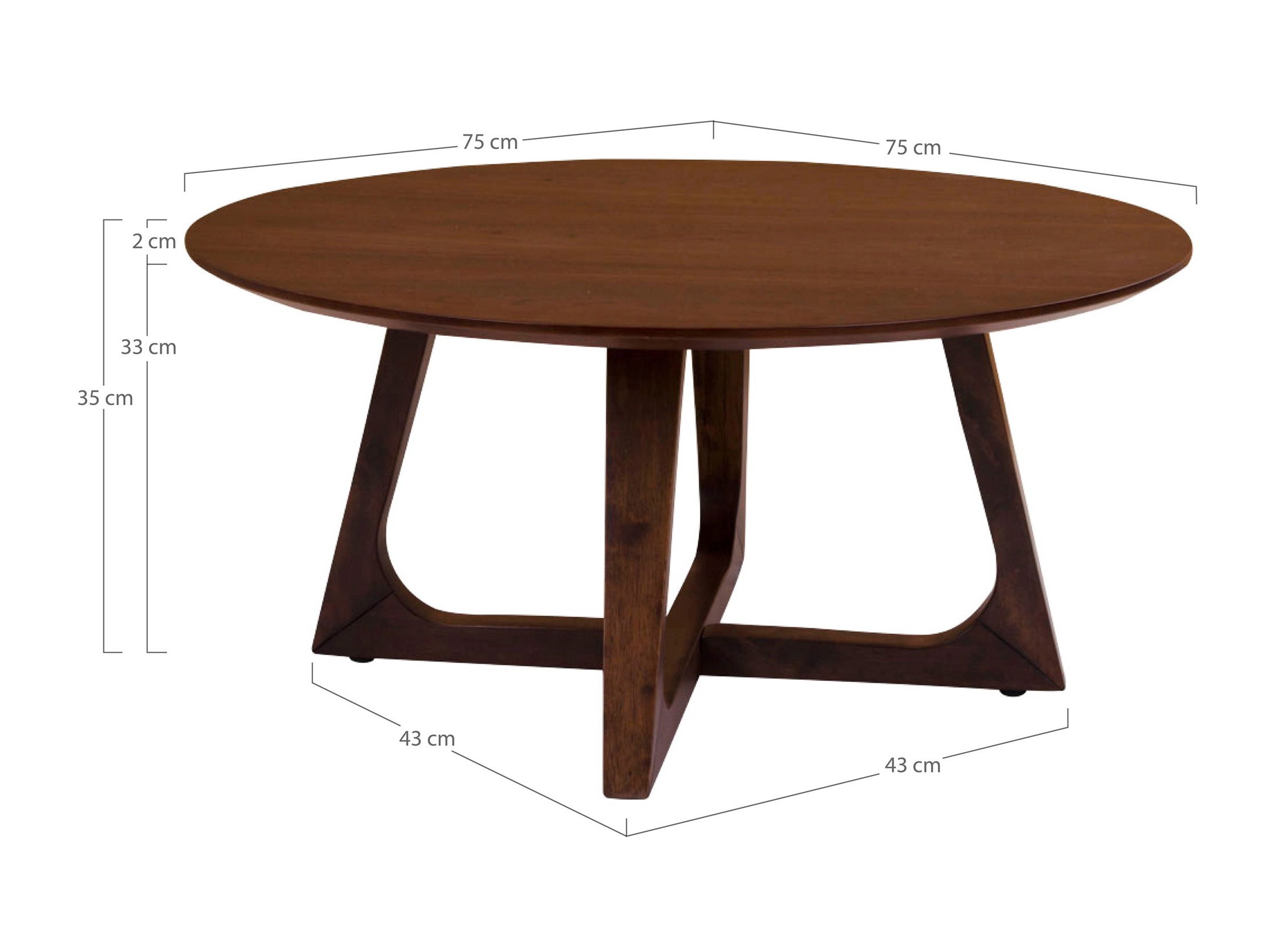 Klubska mizica Brea 107