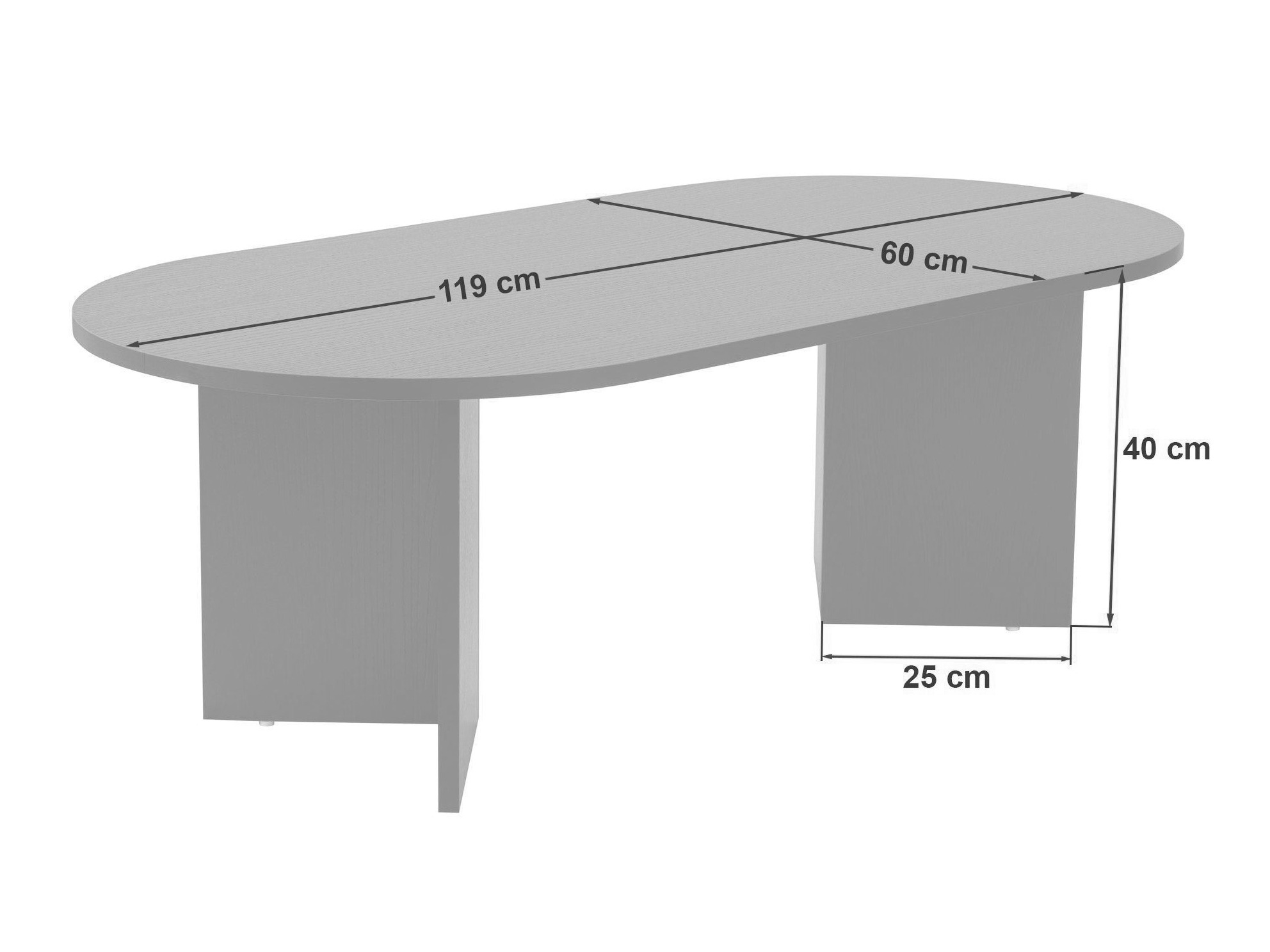 Klubska mizica Novato 111 (Temno Les)