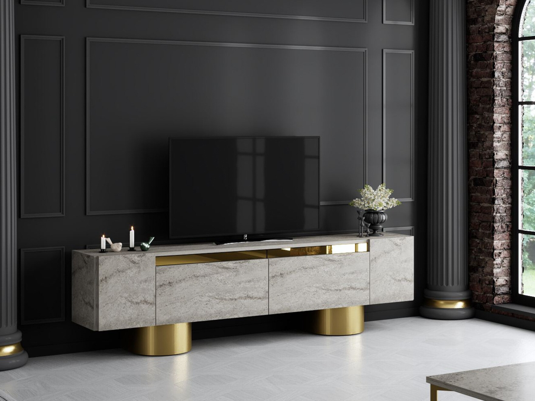 TV-omarica Kailua 2669 (Svetel travertin)