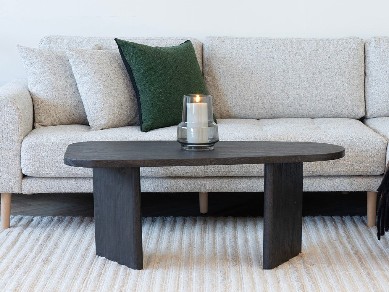 Klubska mizica Brea 123 (Temno rjava)