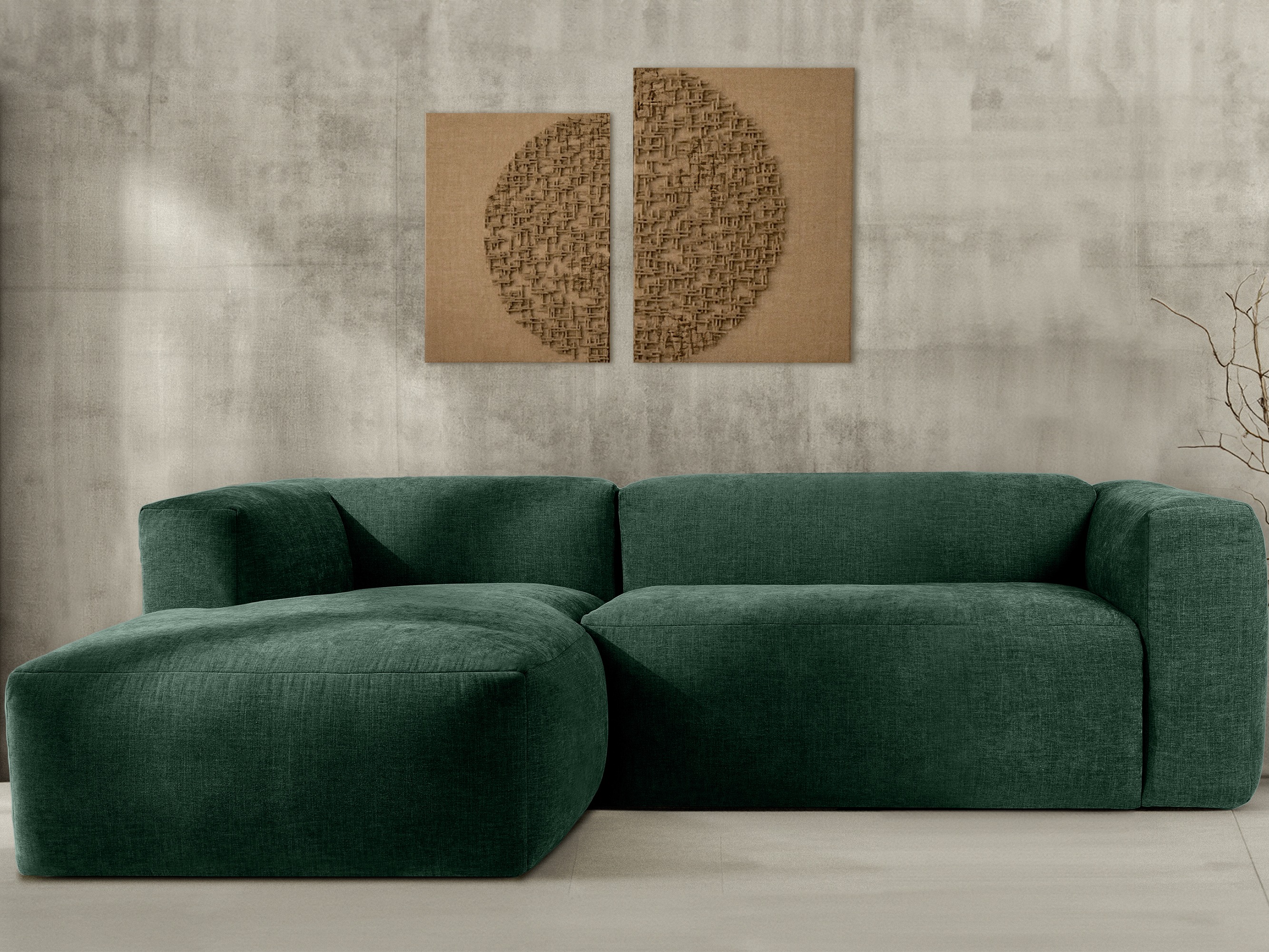 Modularna kotna sedežna garnitura Melteno 105 (City 37)