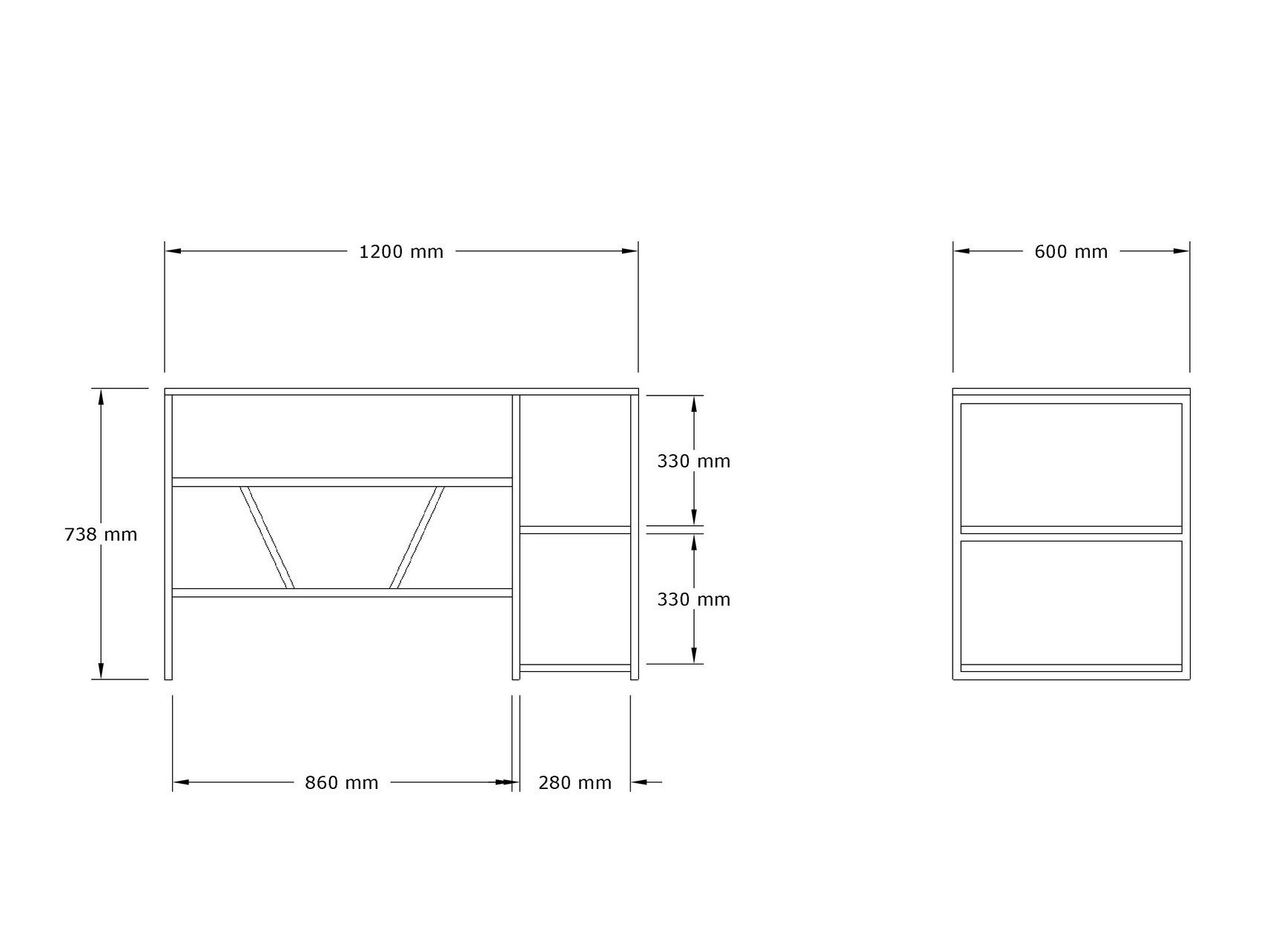 Pisalna miza Kailua 2689