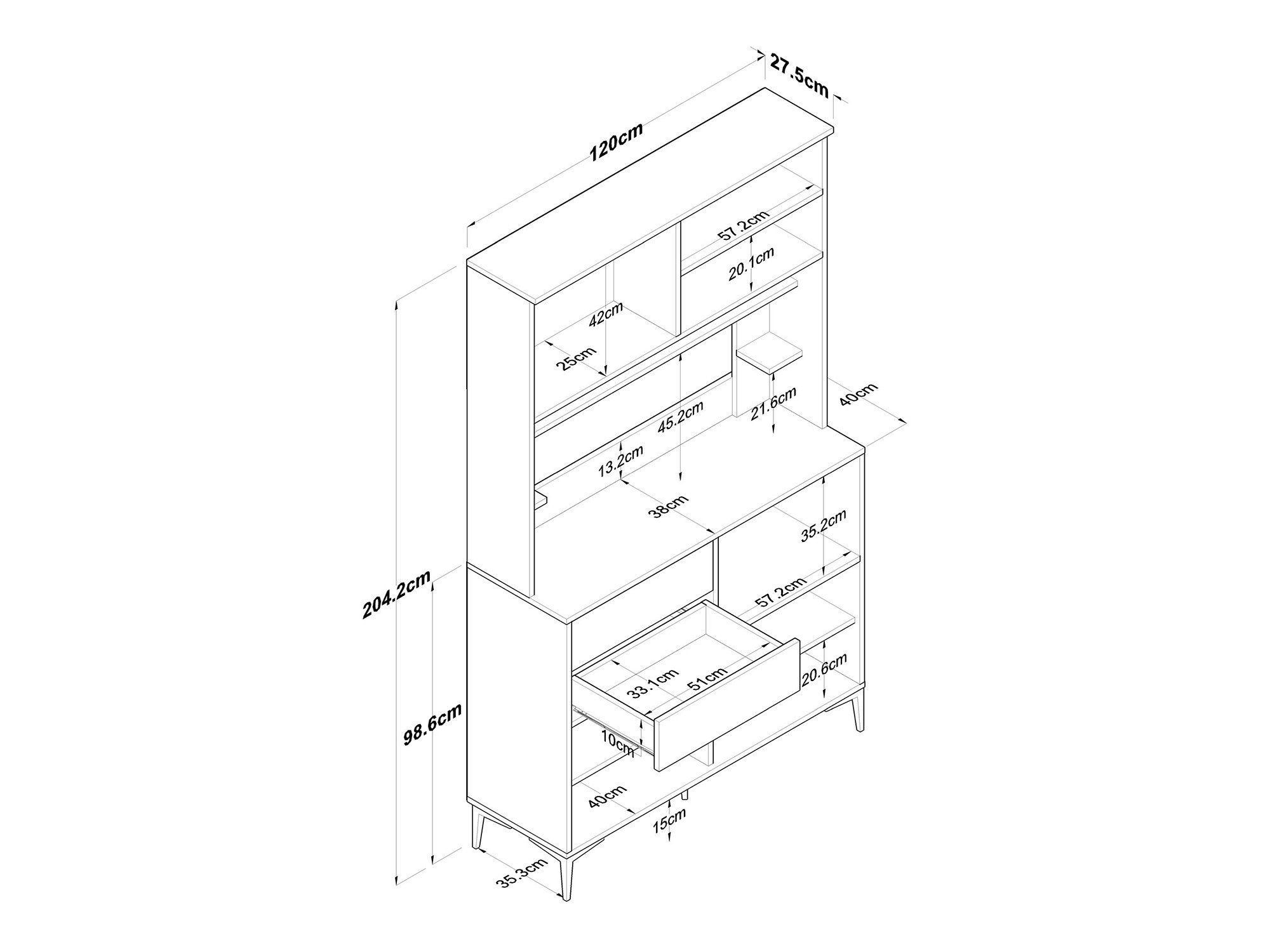Večnamensko pohištvo Kailua 2682