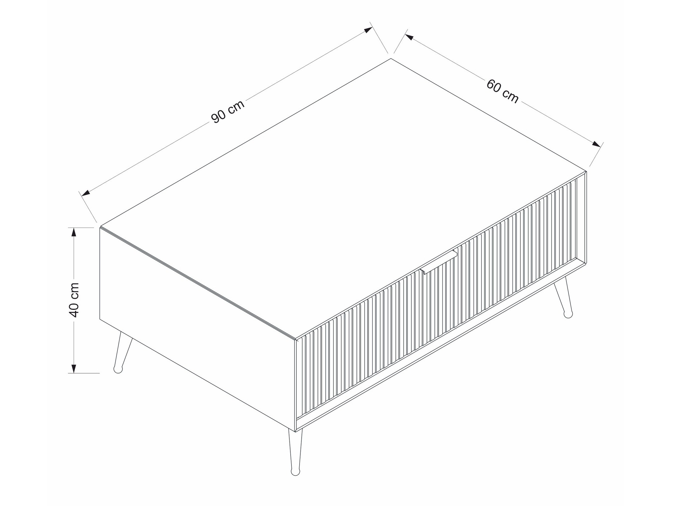 Klubska mizica Kailua 2692