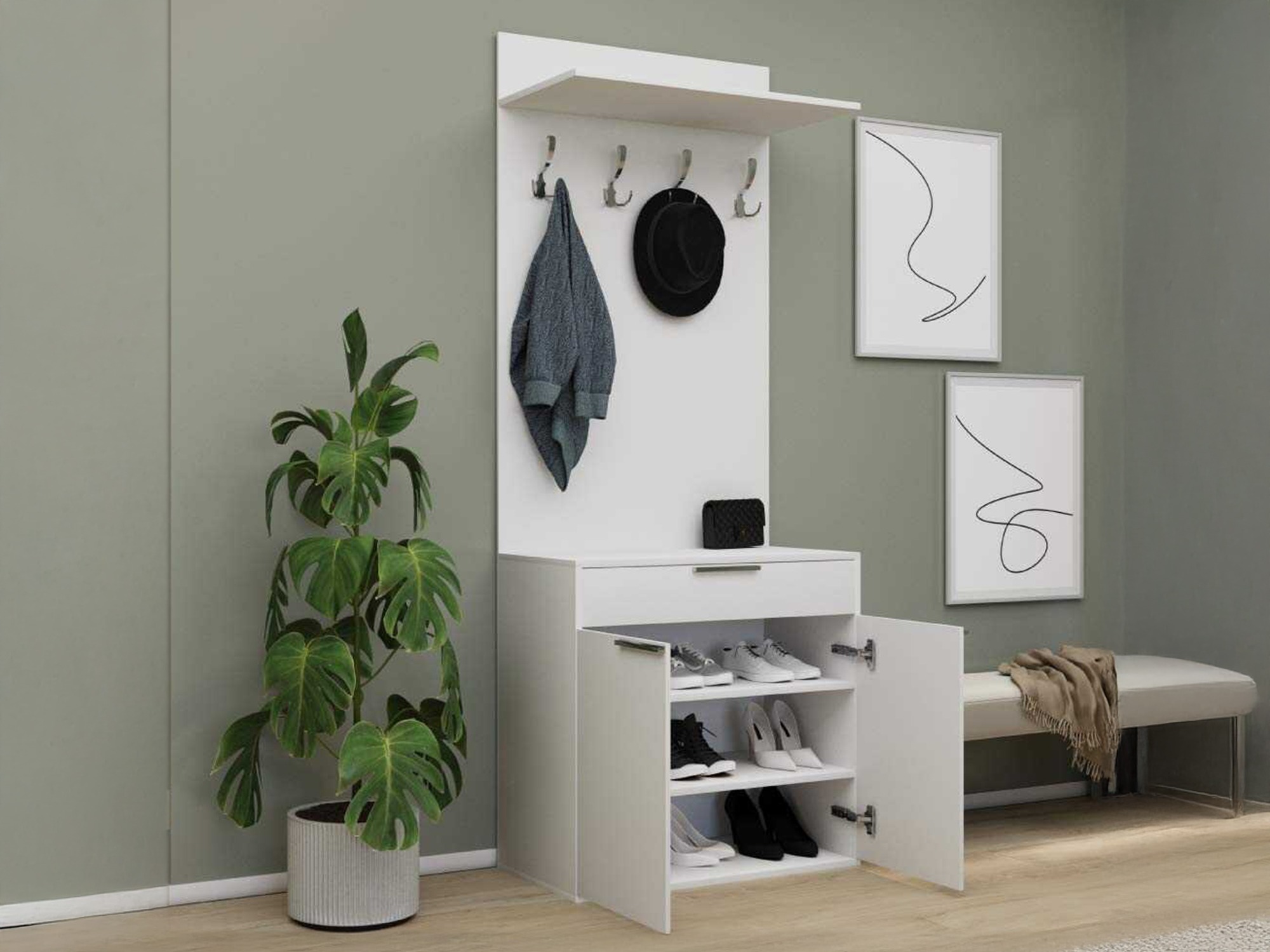 Komplet za predsobo Kailua 2697