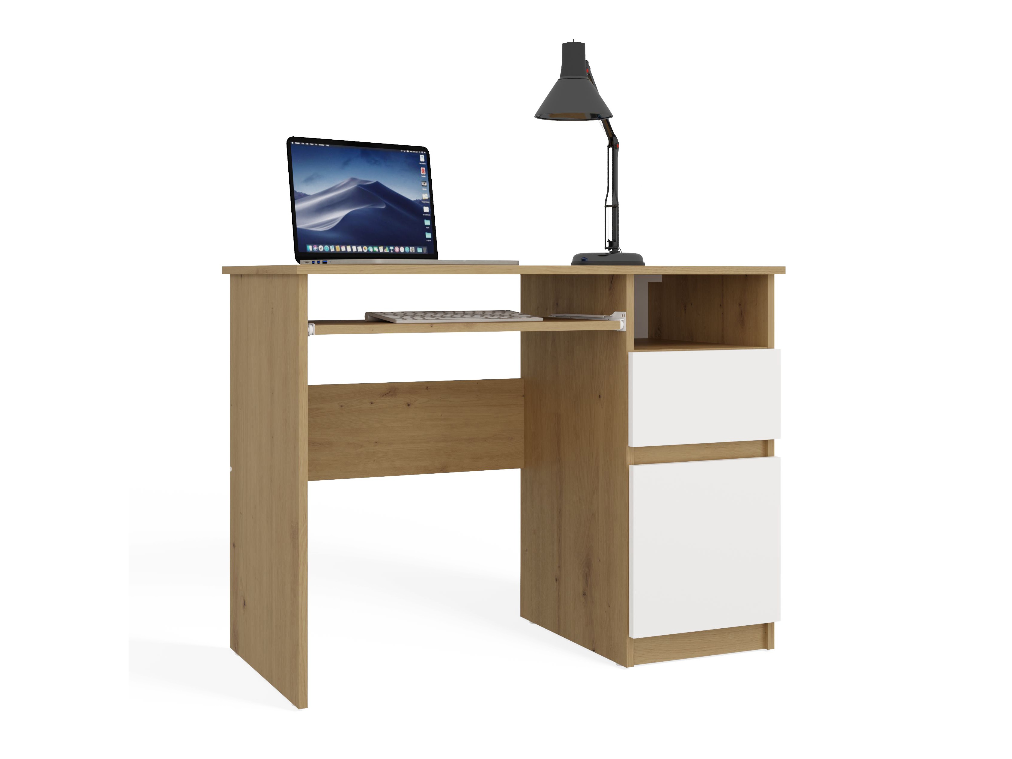 Pisalna miza Mandeville 269 (Artisan hrast + Bela)