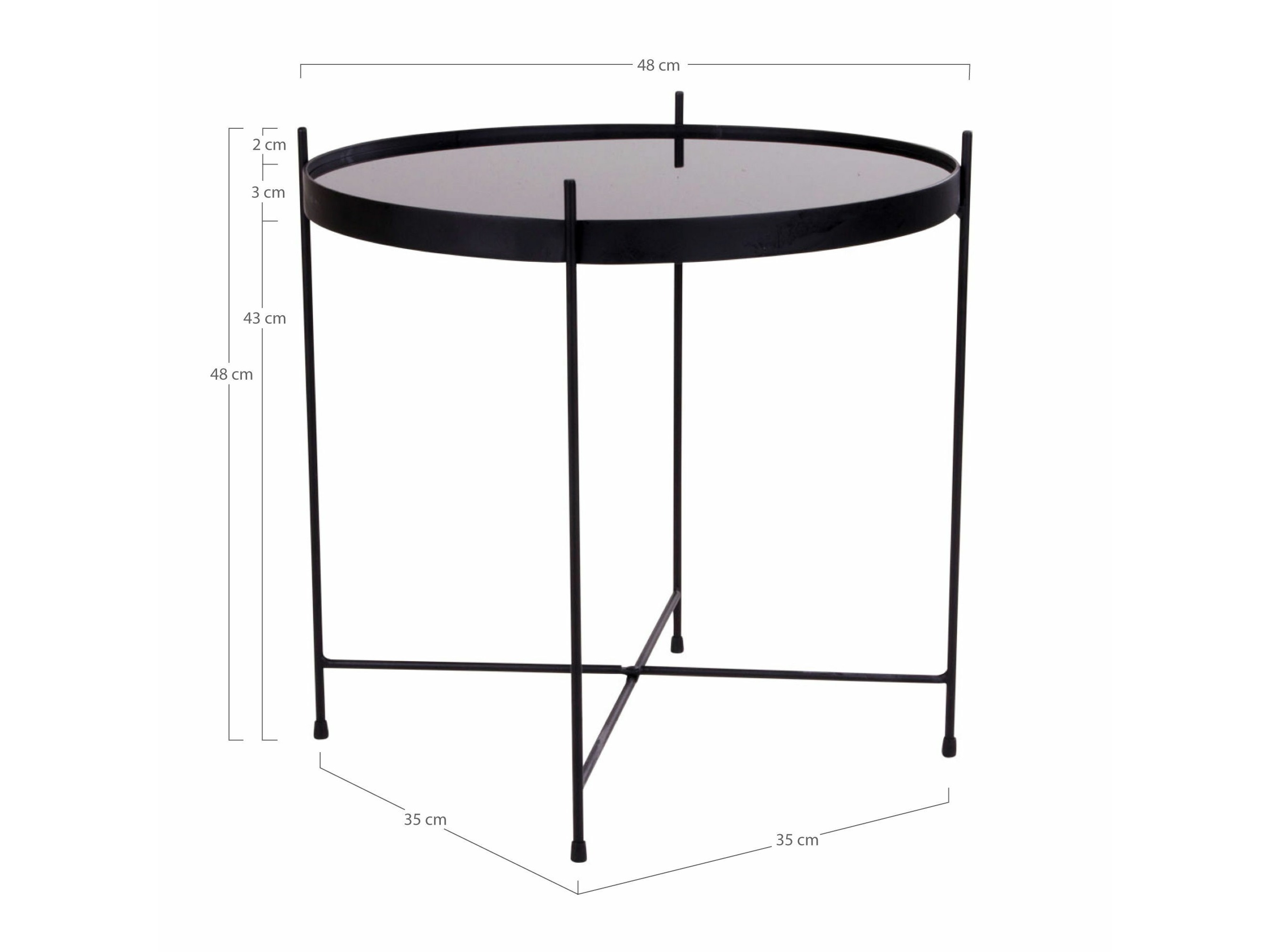 Klubska mizica Brea 129 (Zlata)