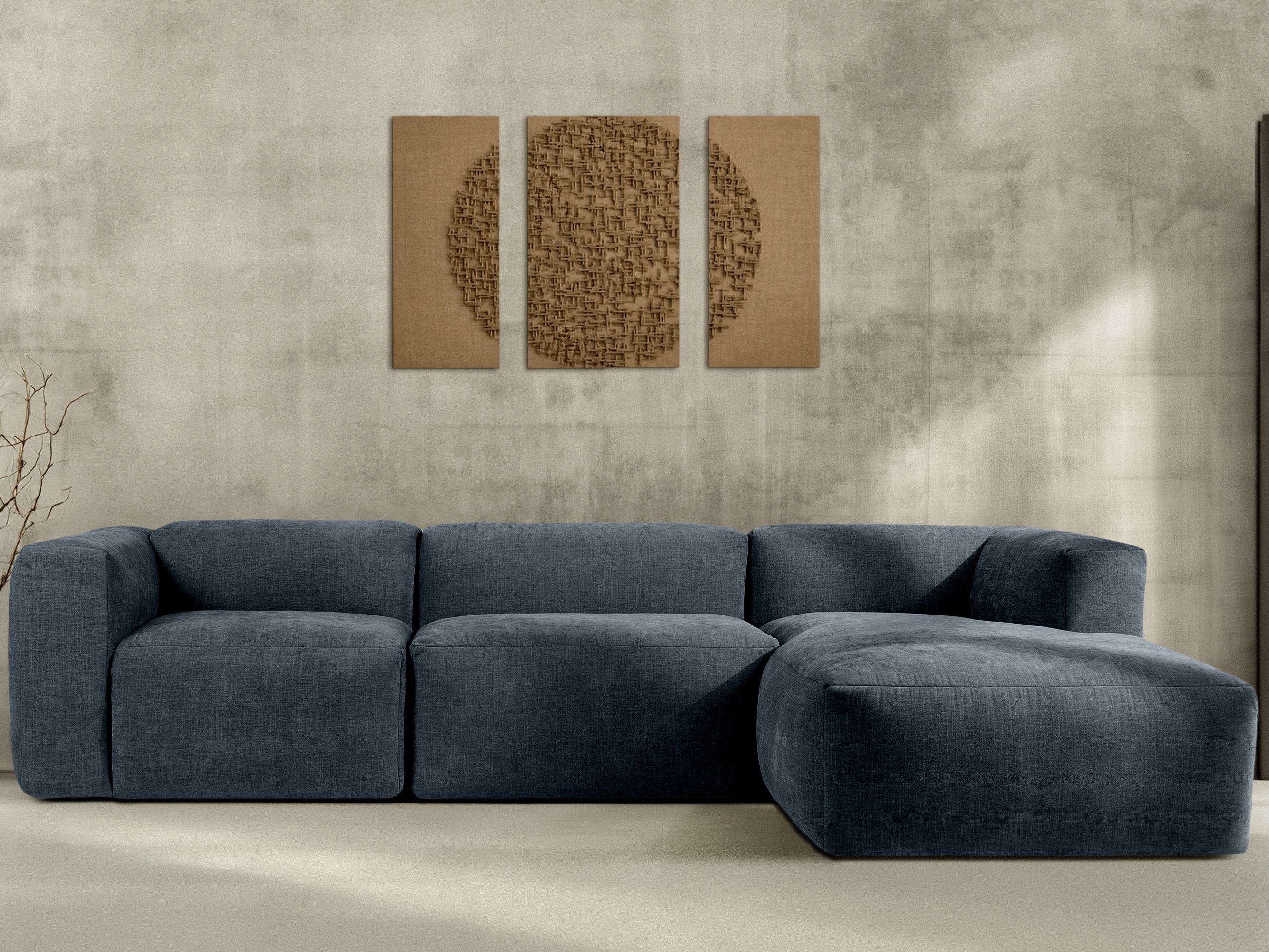 Modularna kotna sedežna garnitura Melteno 106 (City 77)