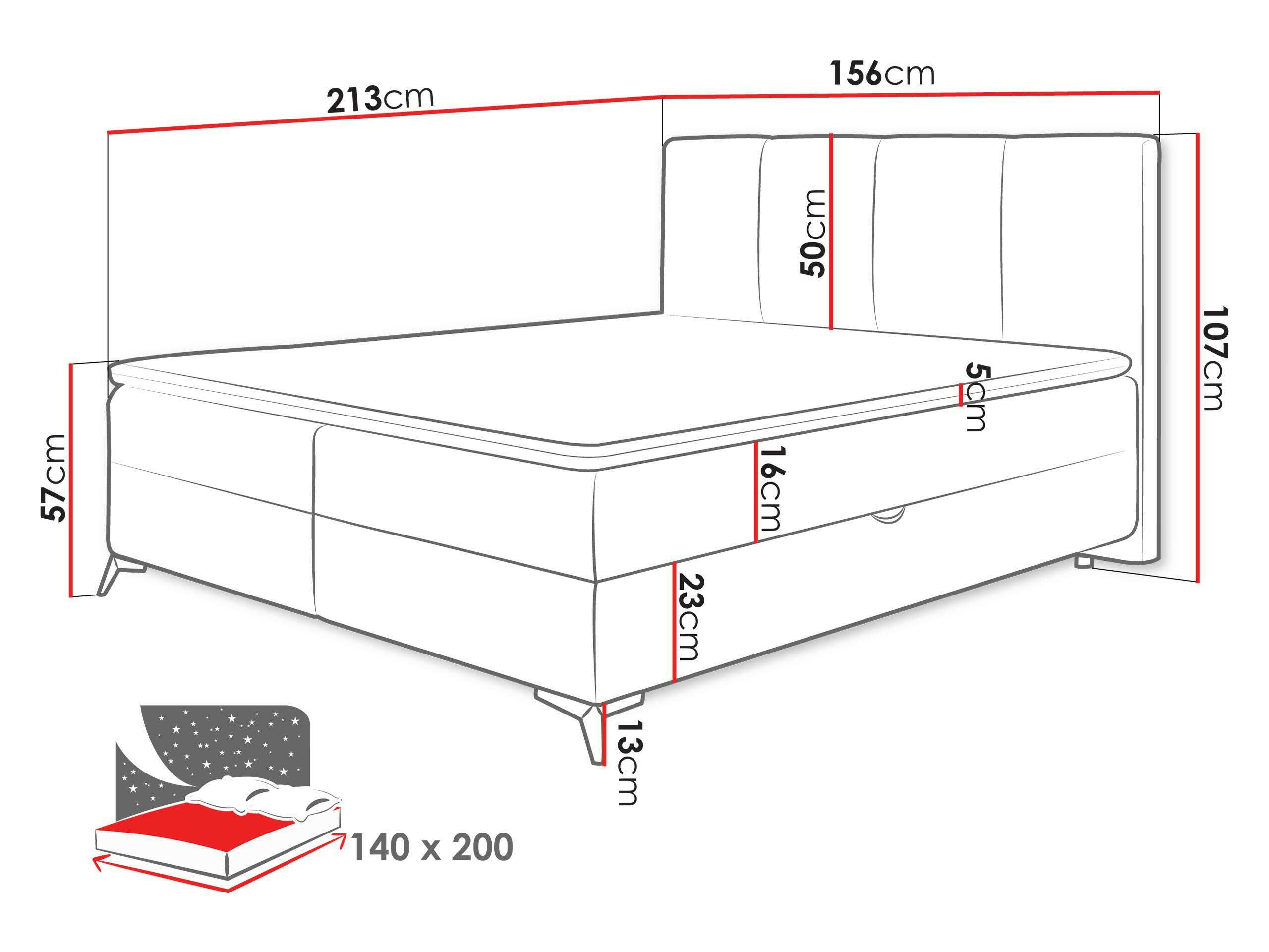 Boxspring postelja Portage 109 (Velo 621)