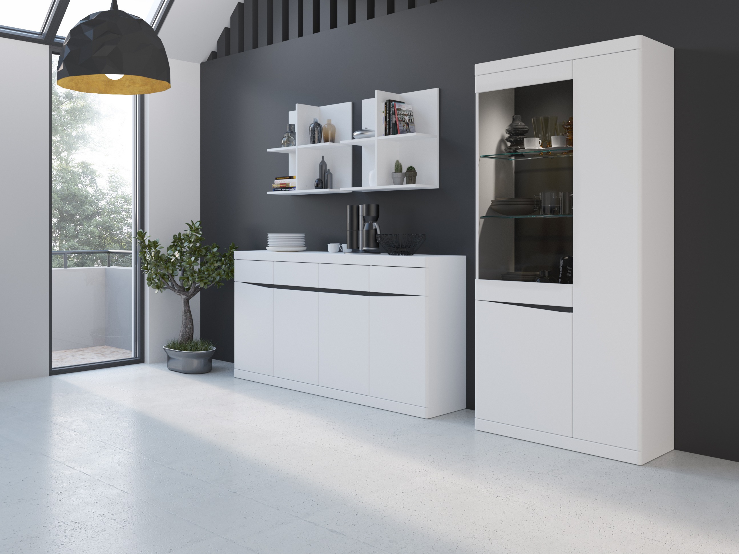 Regal Venlori 128 (Bela + Grafit)