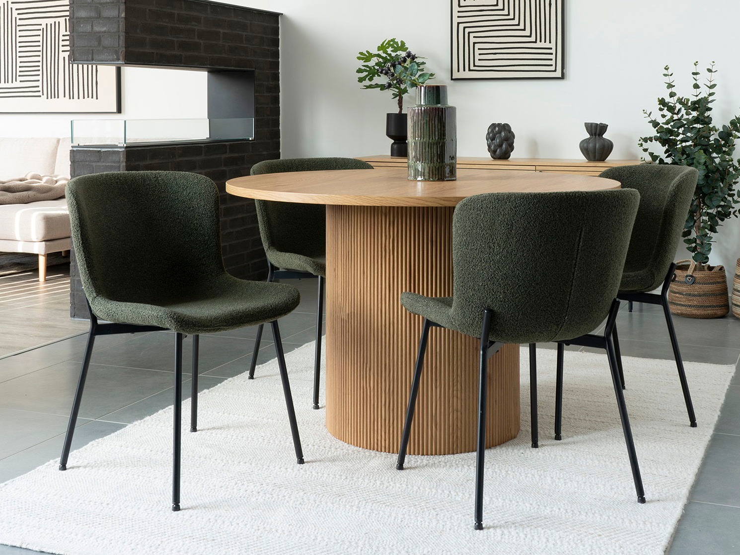 Stol Brea 152 (Temno zelena)