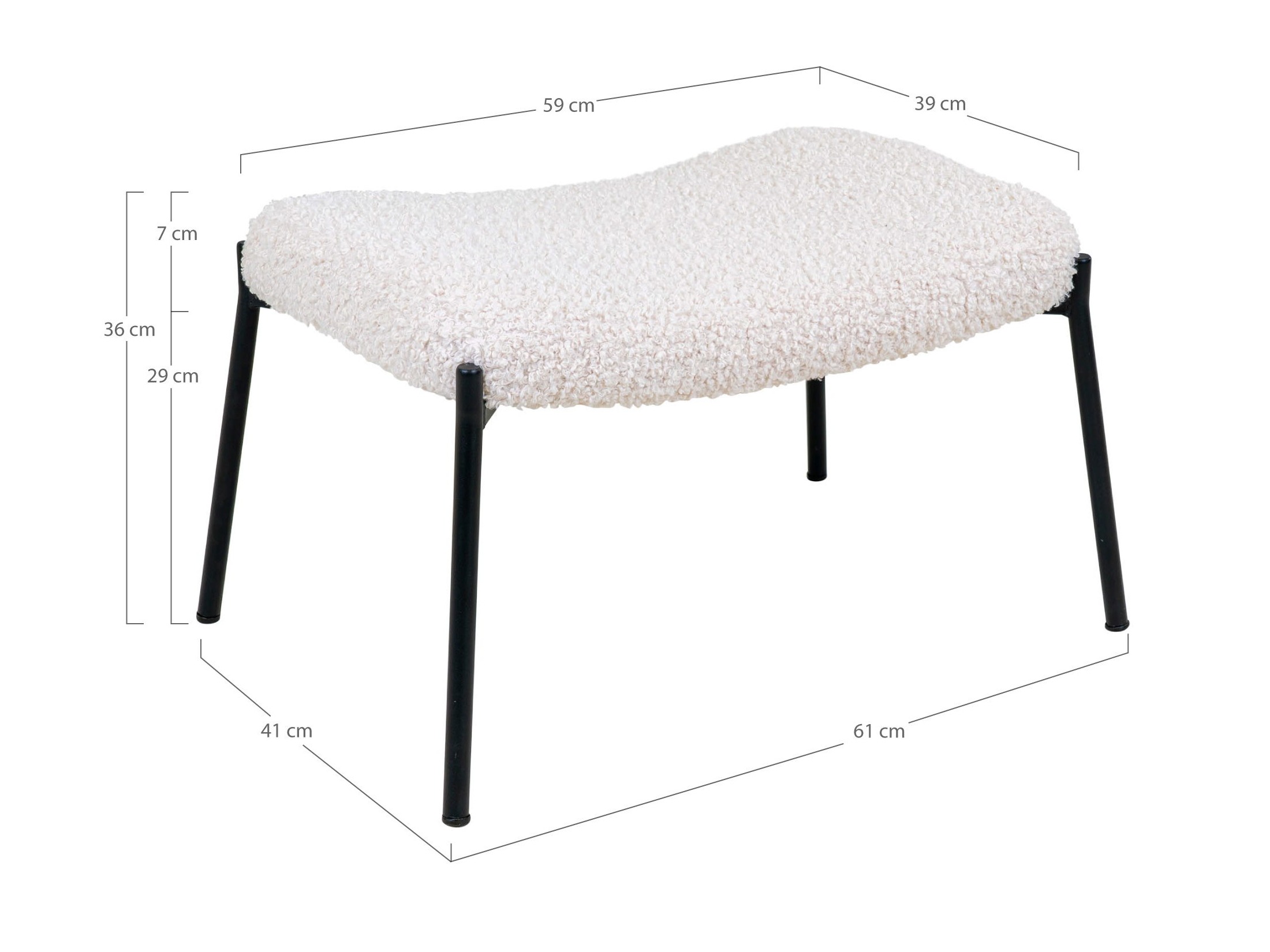 Tabure Brea 178 (Bela)