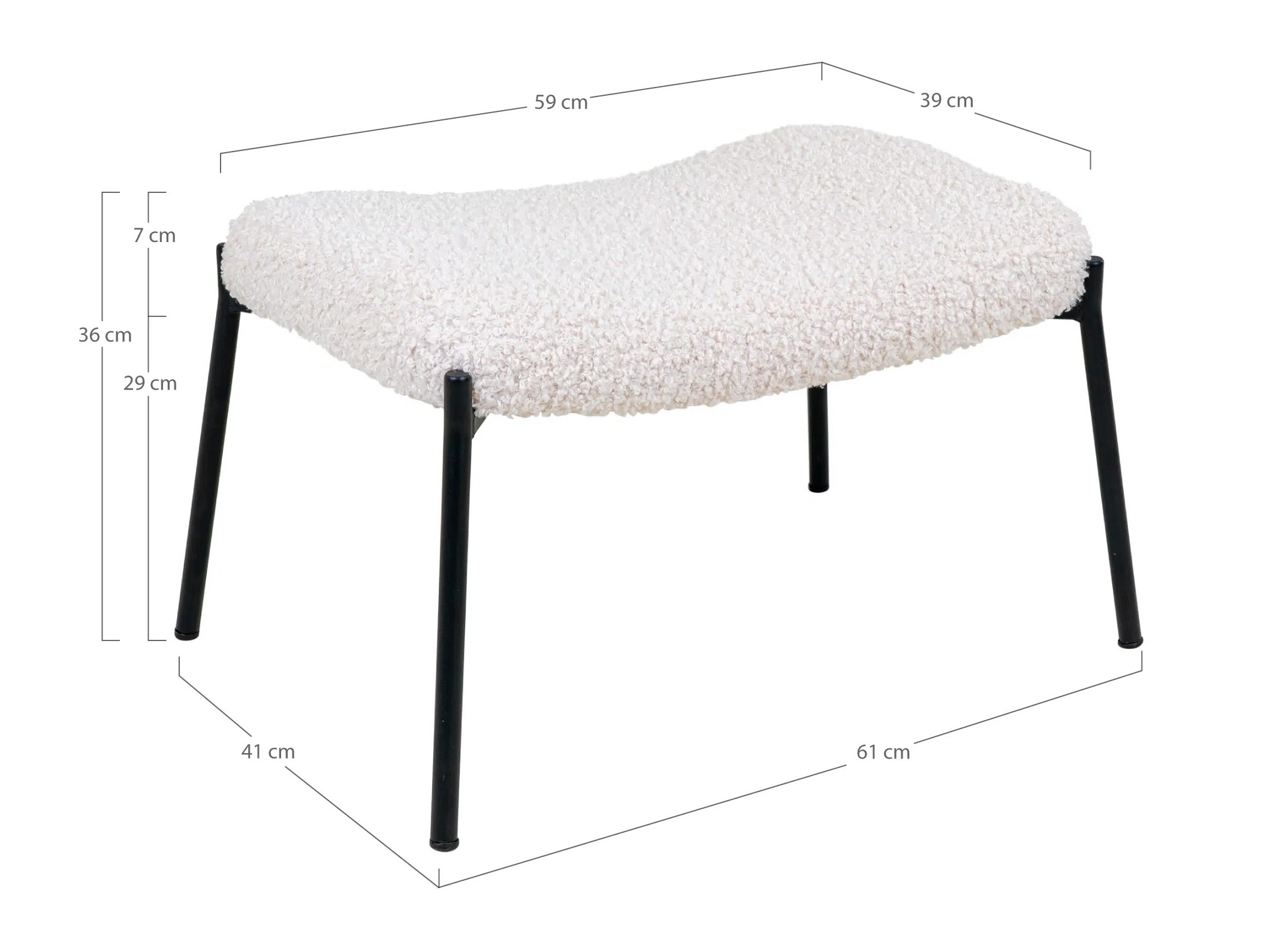 Tabure Brea 178 (Svetlo rjava)