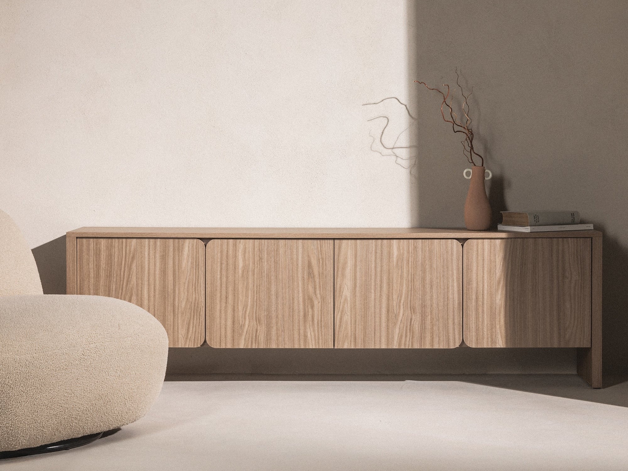 TV-omarica Burleson 609 (Hrast)