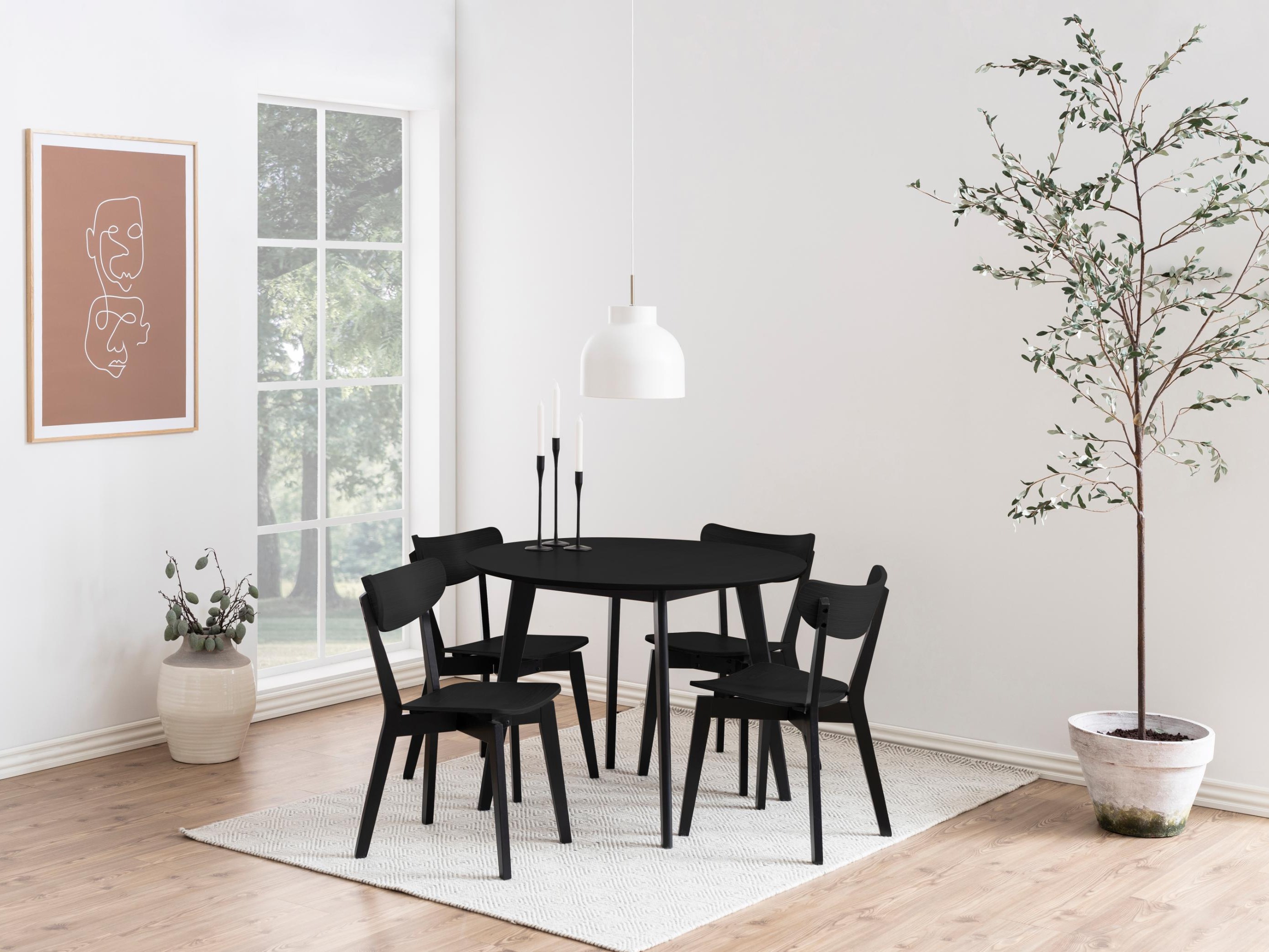 Miza Norsica 310 (Črni hrast + Črna)