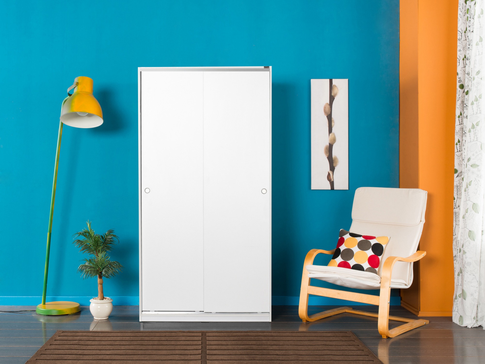 Garderobna omara Kailua 2708 (Bela)