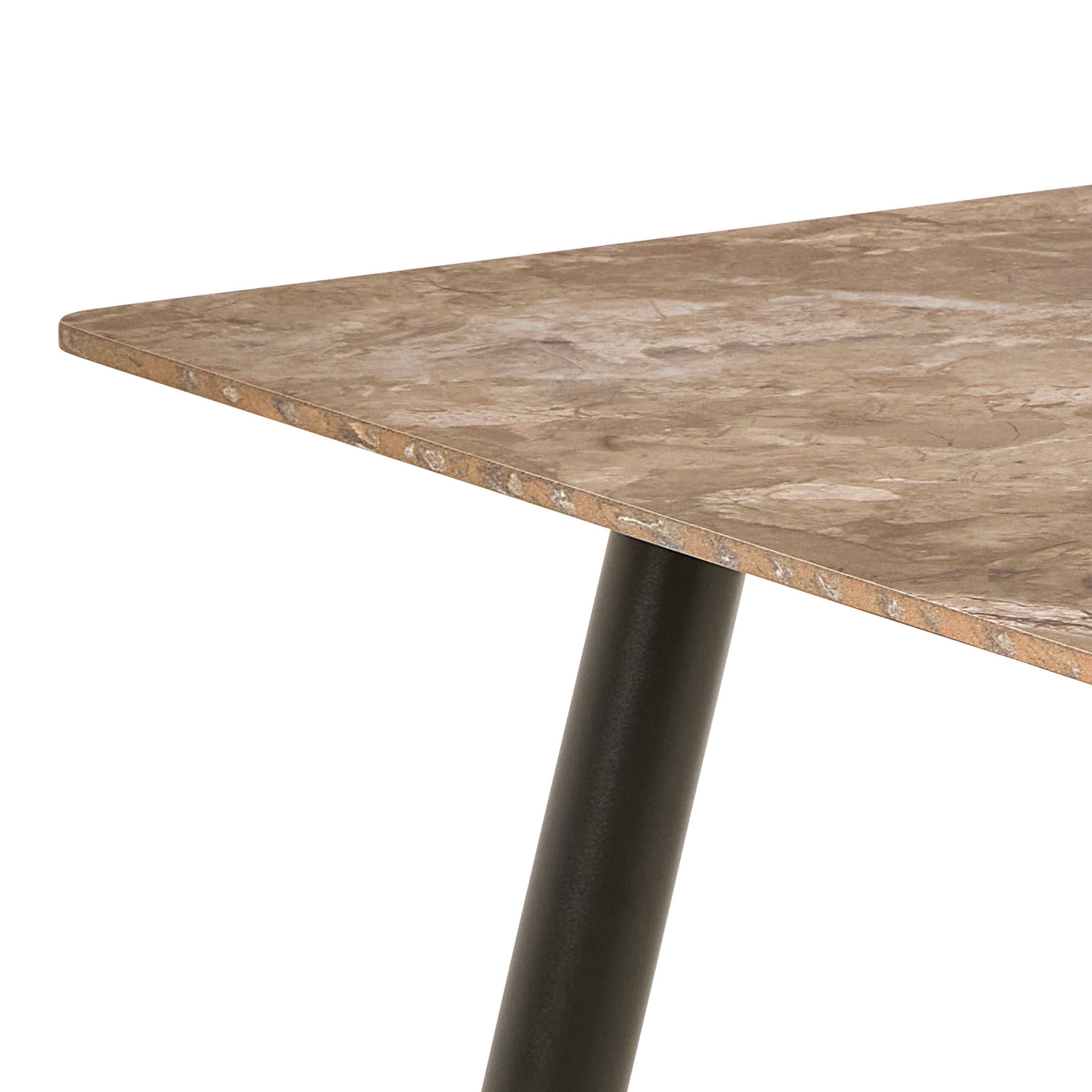 Jedilniški komplet Norsica 1012 (Taupe + Črna)