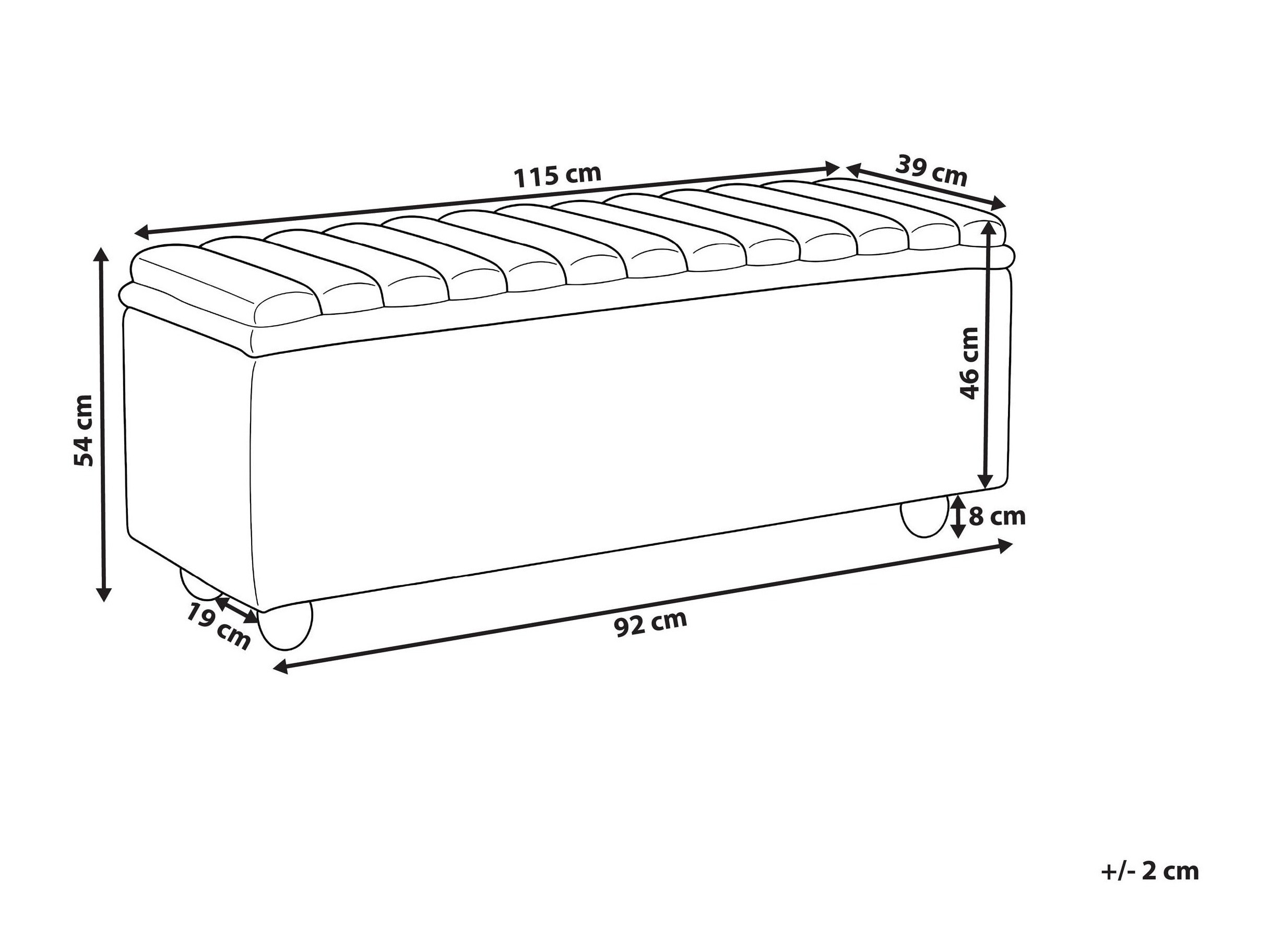 Klop z oblazinjenjem Berwyn 2918 (Bež)