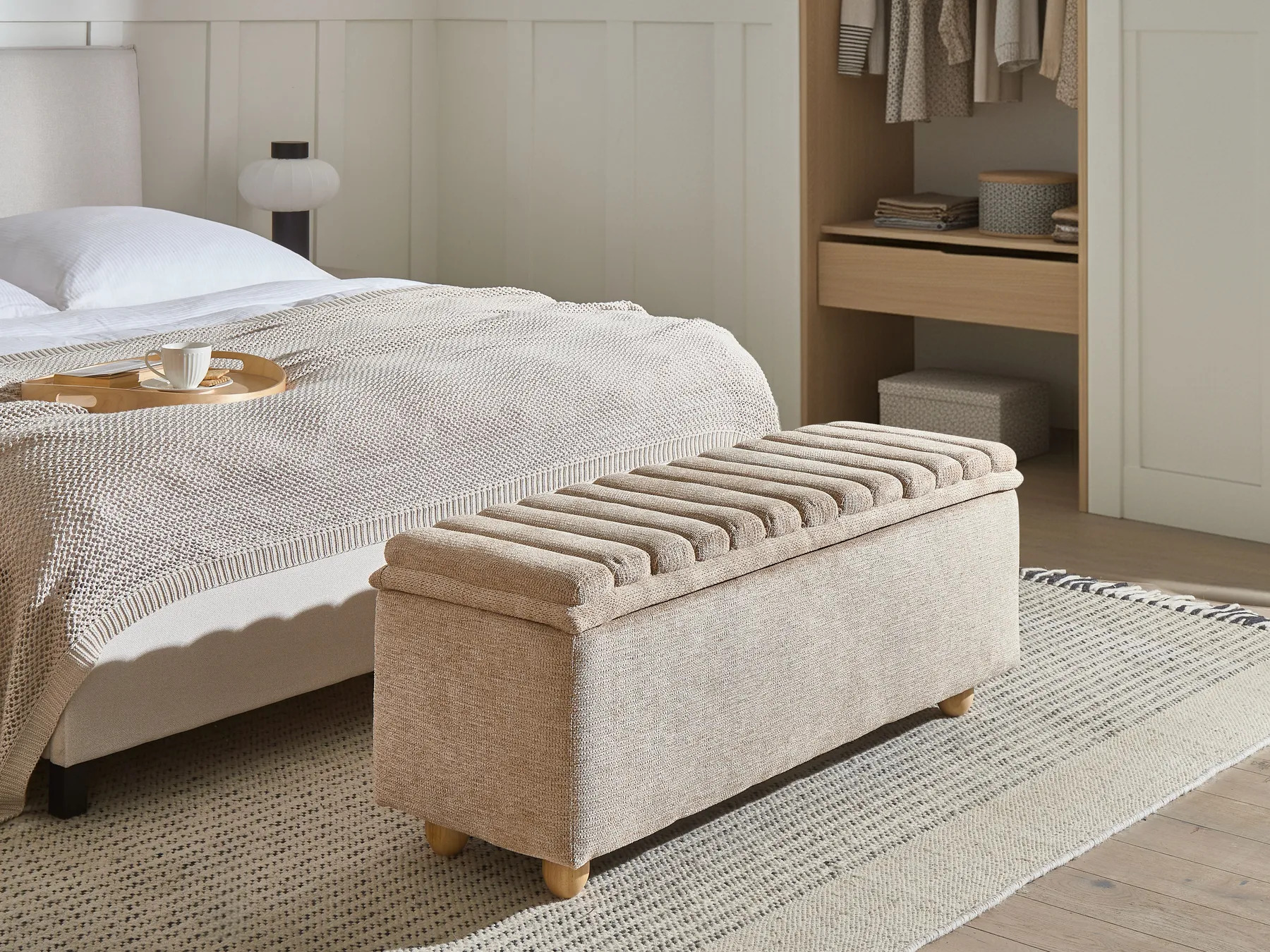 Klop z oblazinjenjem Berwyn 2918 (Bež)