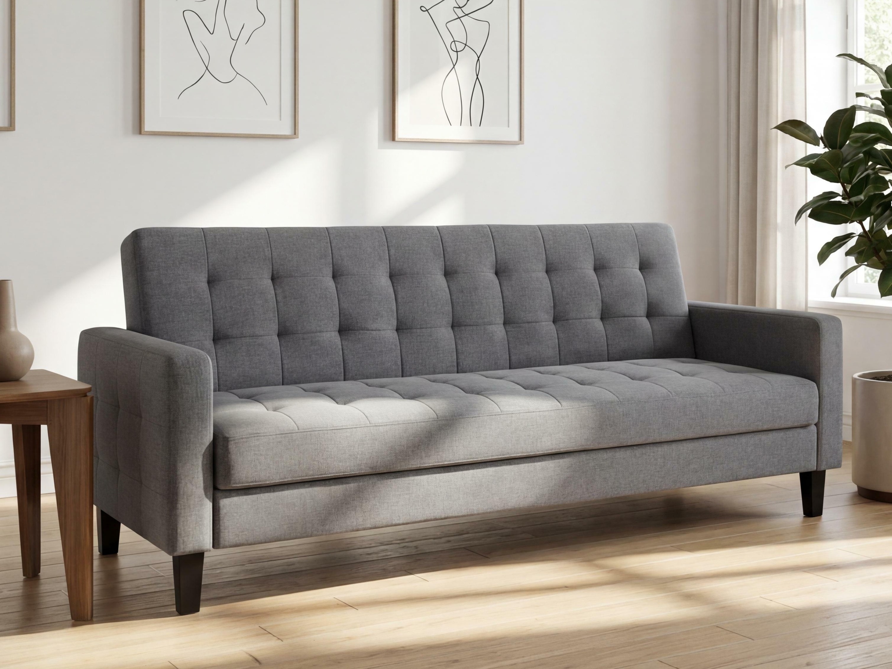 Raztegljiv kavč Brea 204 (Siva)