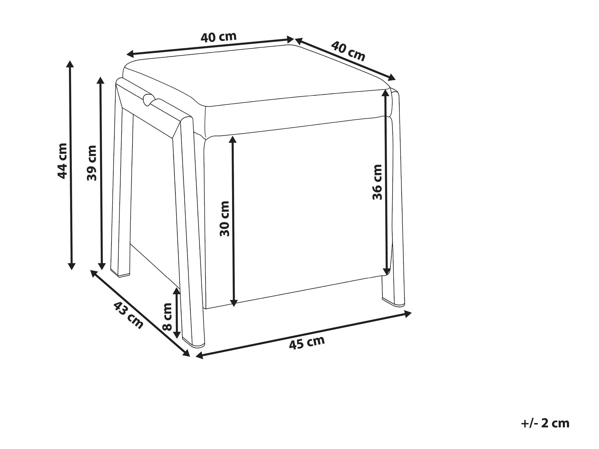 Tabure Berwyn 2916 (Svetlo zelena)