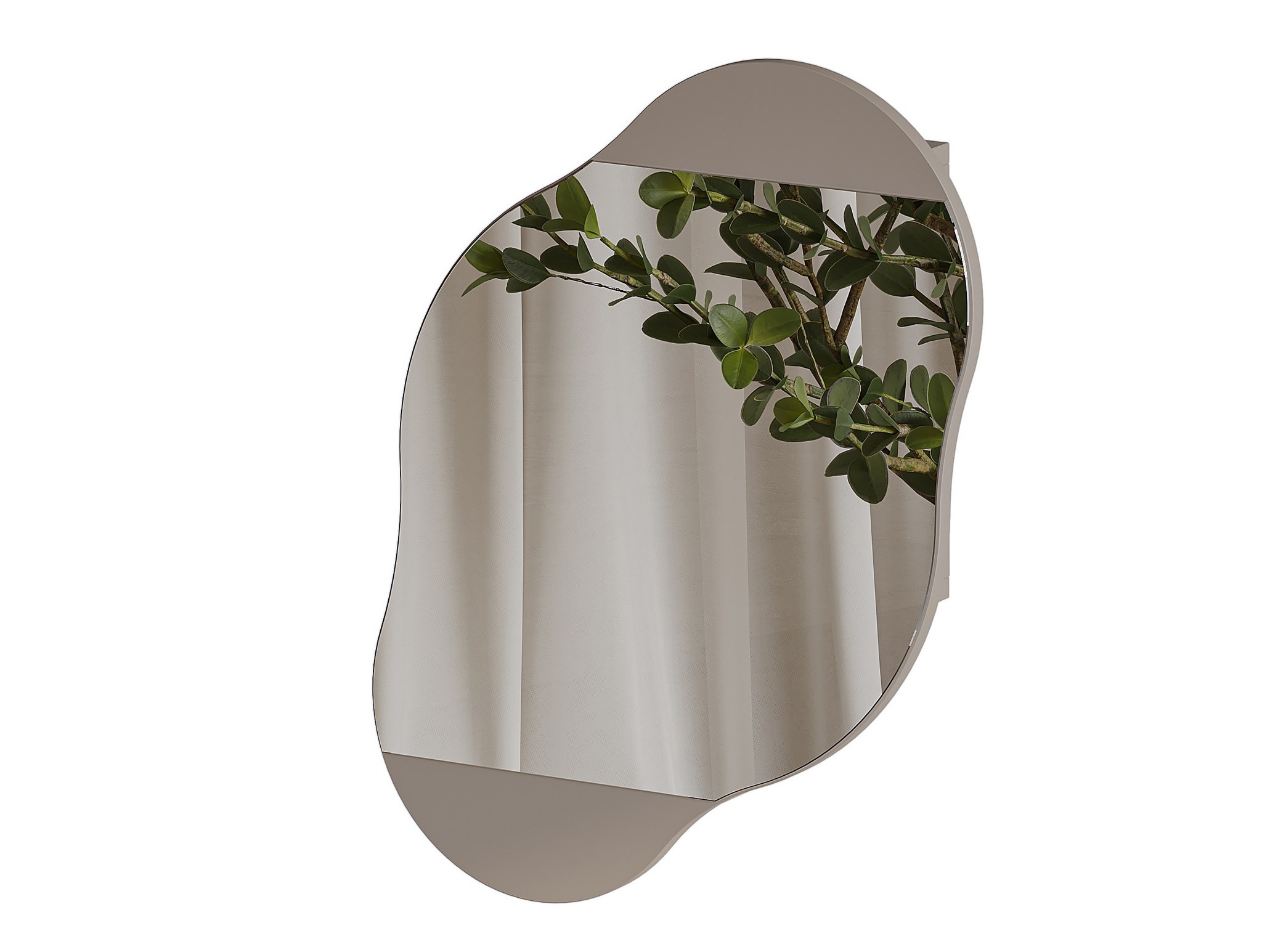 Kopalniška omarica z ogledalom Kailua 2711 (Taupe)