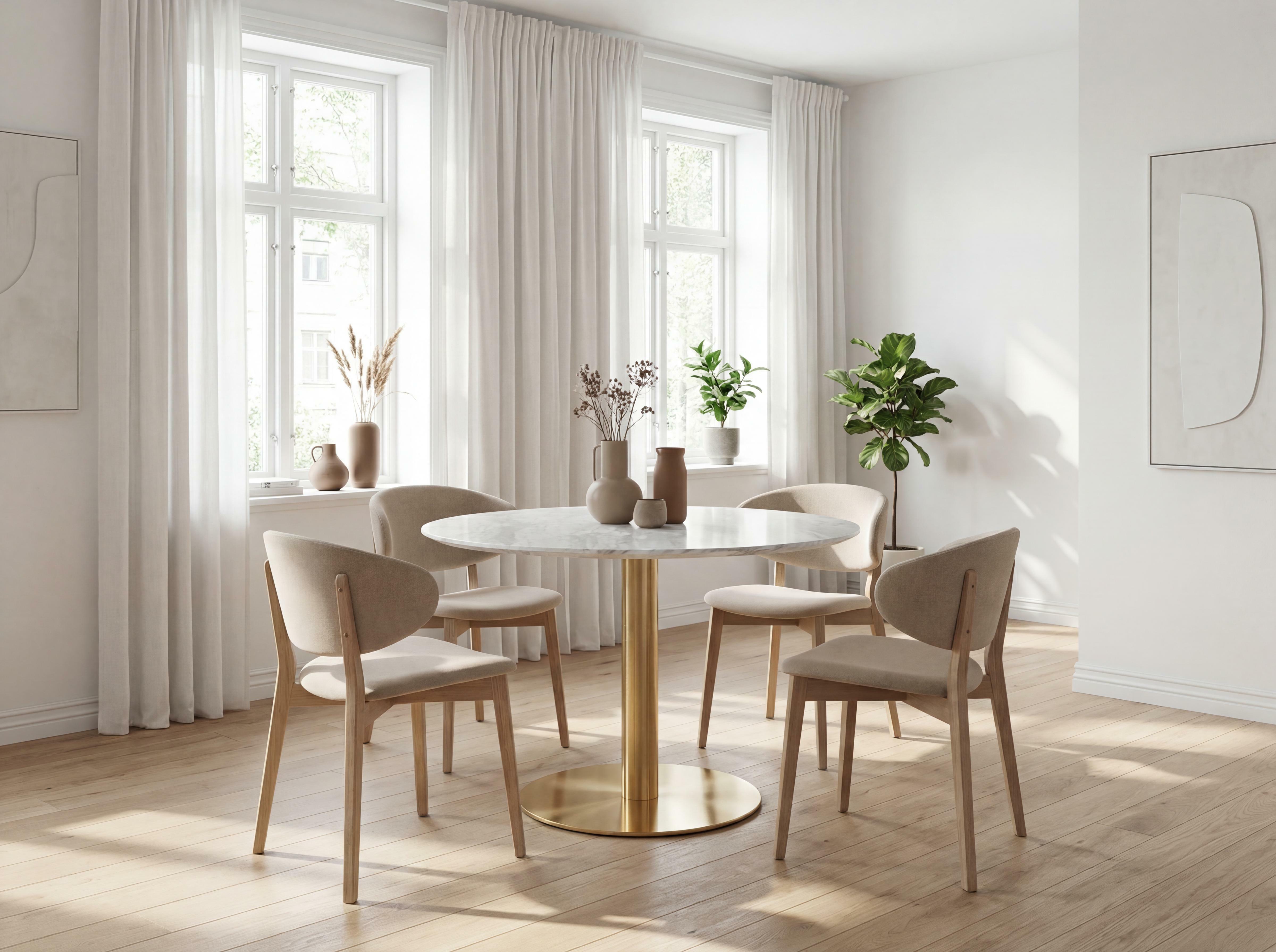 Miza Elbelia 103 (Zlata + Beli marmor)