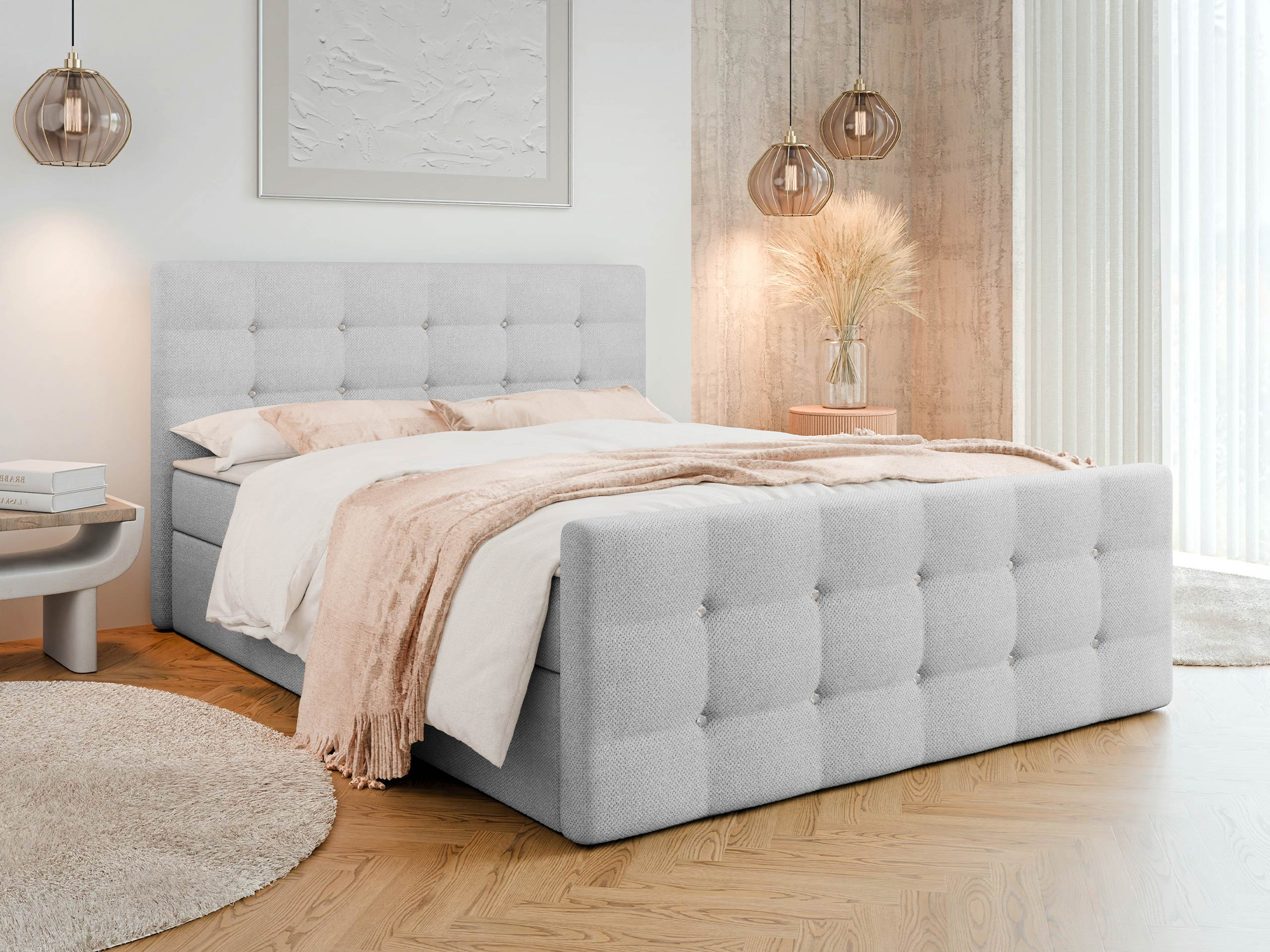 Boxspring postelja Memphis 113 (Rico 20)