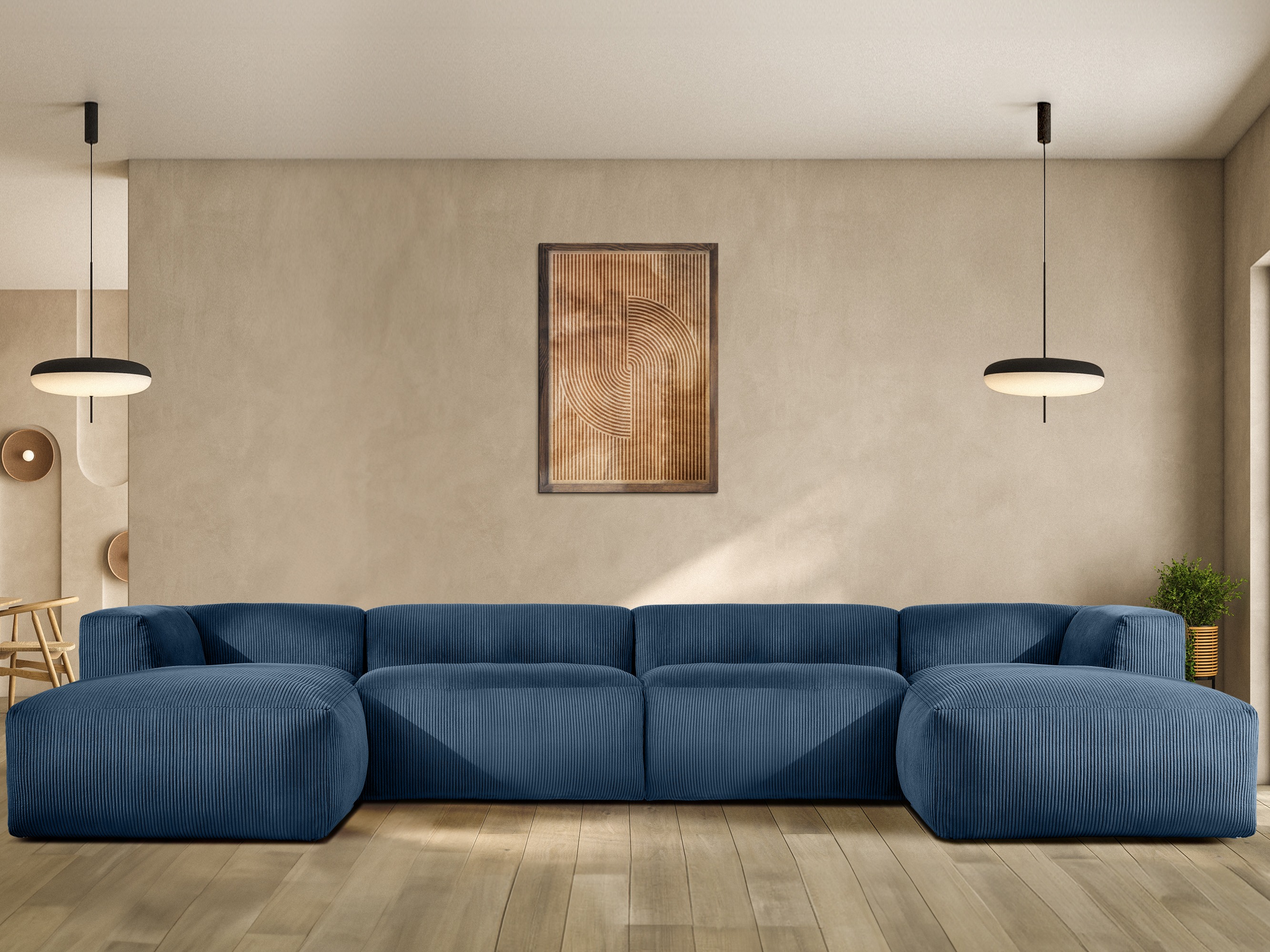 Modularna kotna sedežna garnitura Melteno 110 (Poso 05)