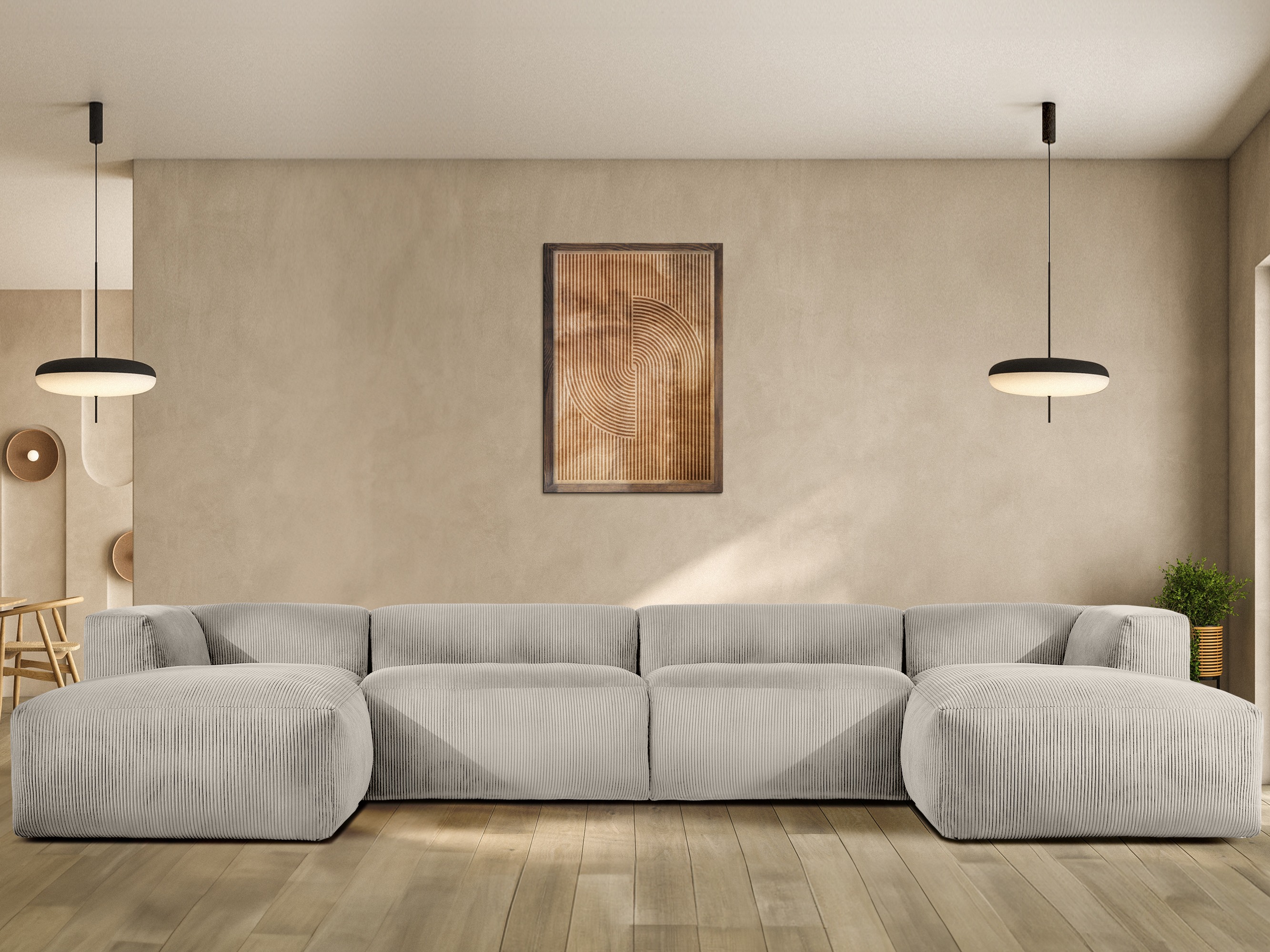 Modularna kotna sedežna garnitura Melteno 110 (Poso 100)