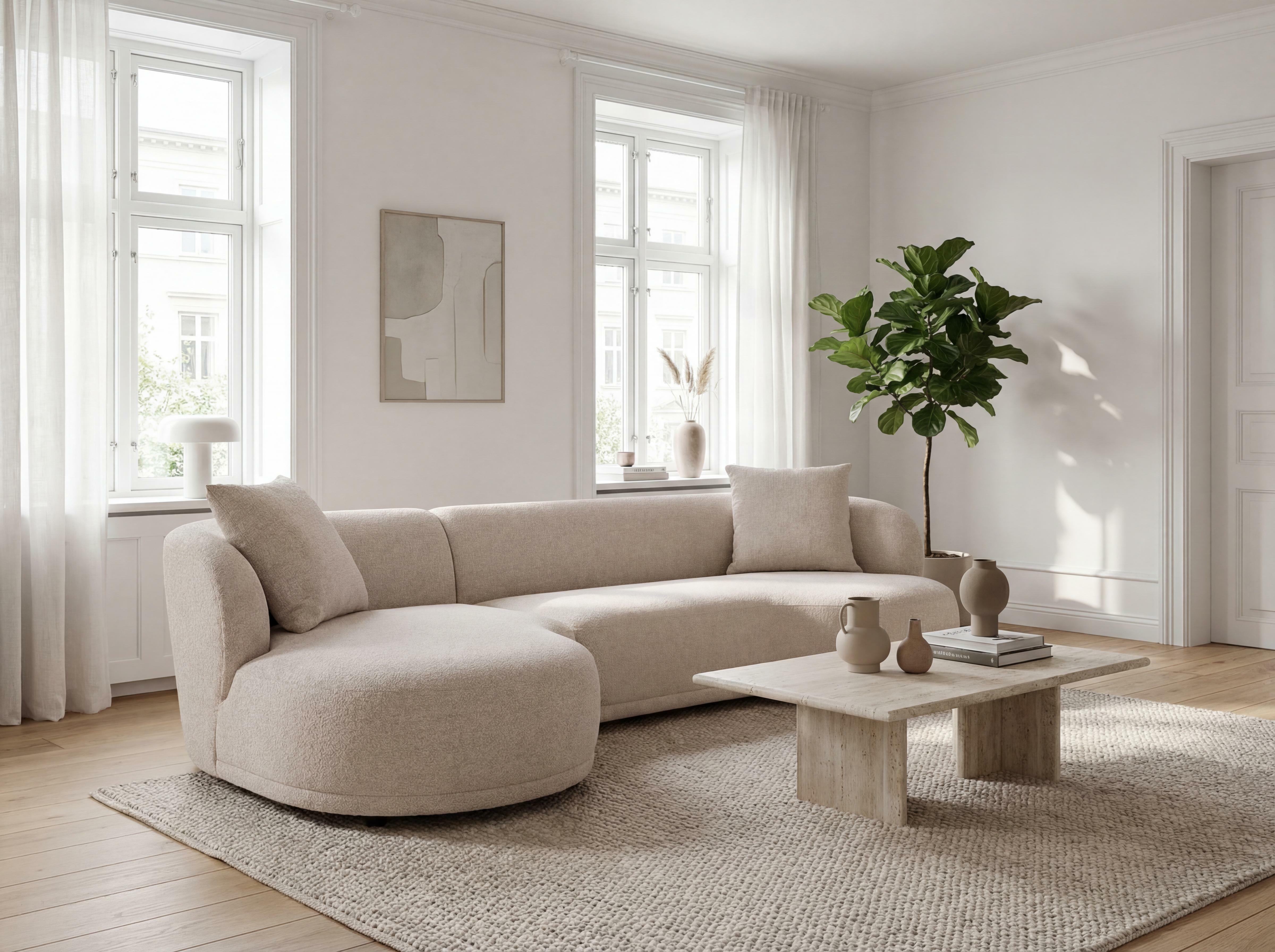 Kotna garnitura Brea 214 (Bež)