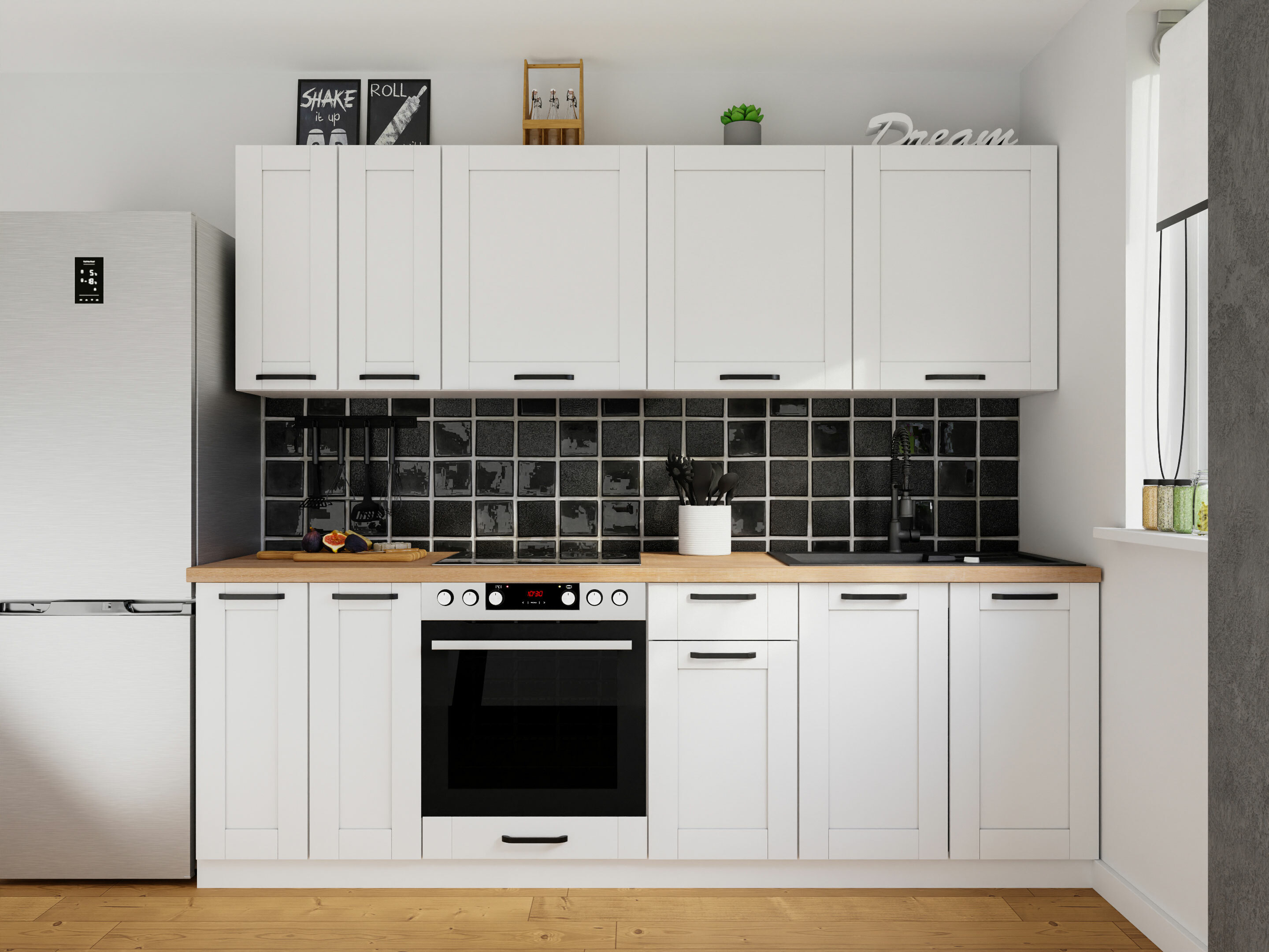 Modularni kuhinjski komplet Eva White 171