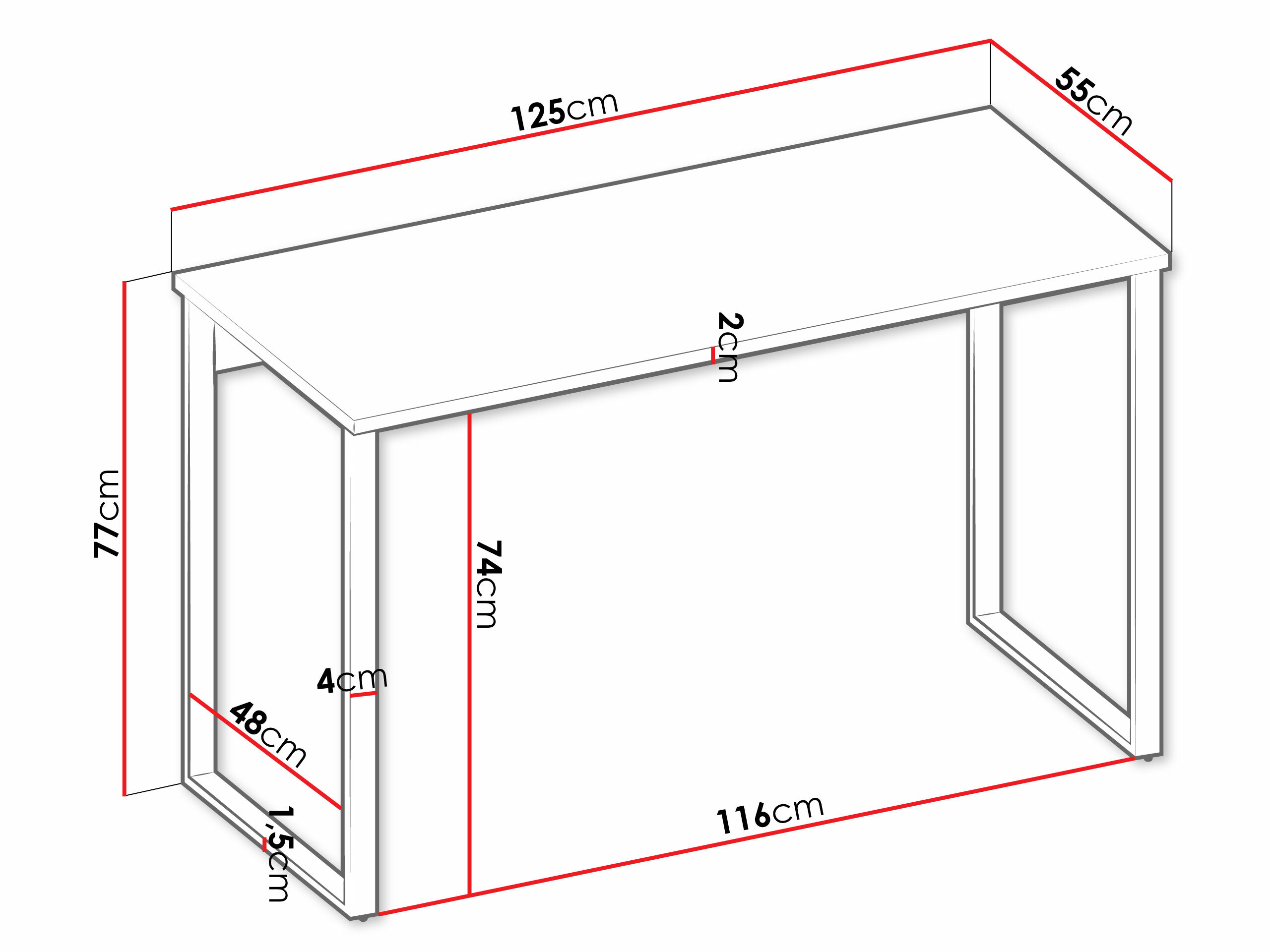 Pisalna miza Tivseva 107