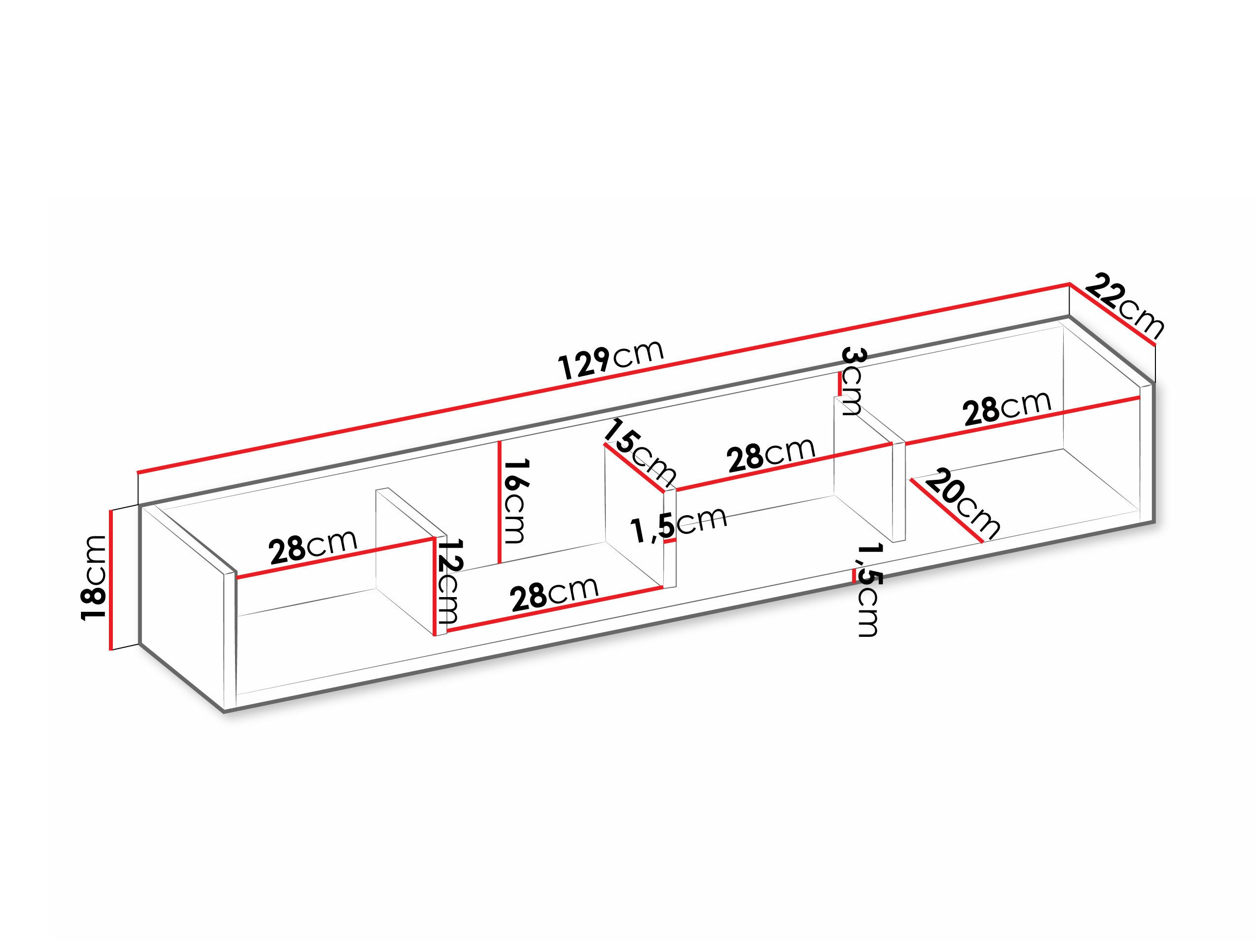 Stenska polica Tivseva 111