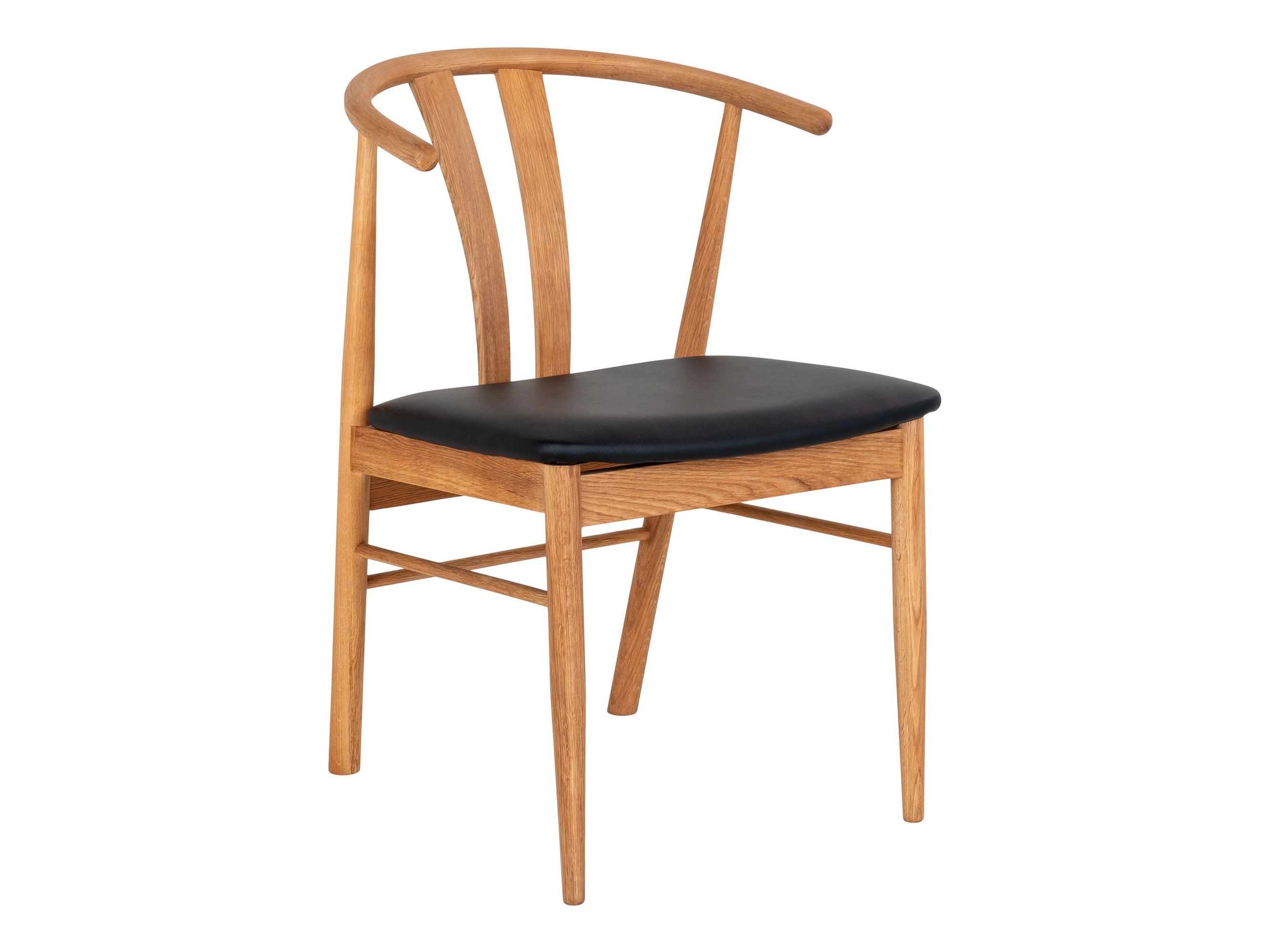 Stol Brea 224 (Črna + Hrast)