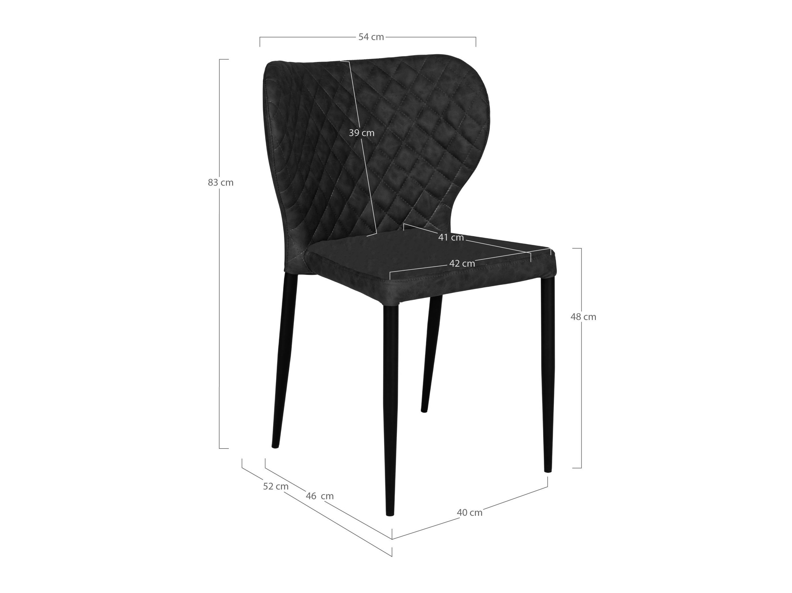 Stol Brea 228 (Črna)