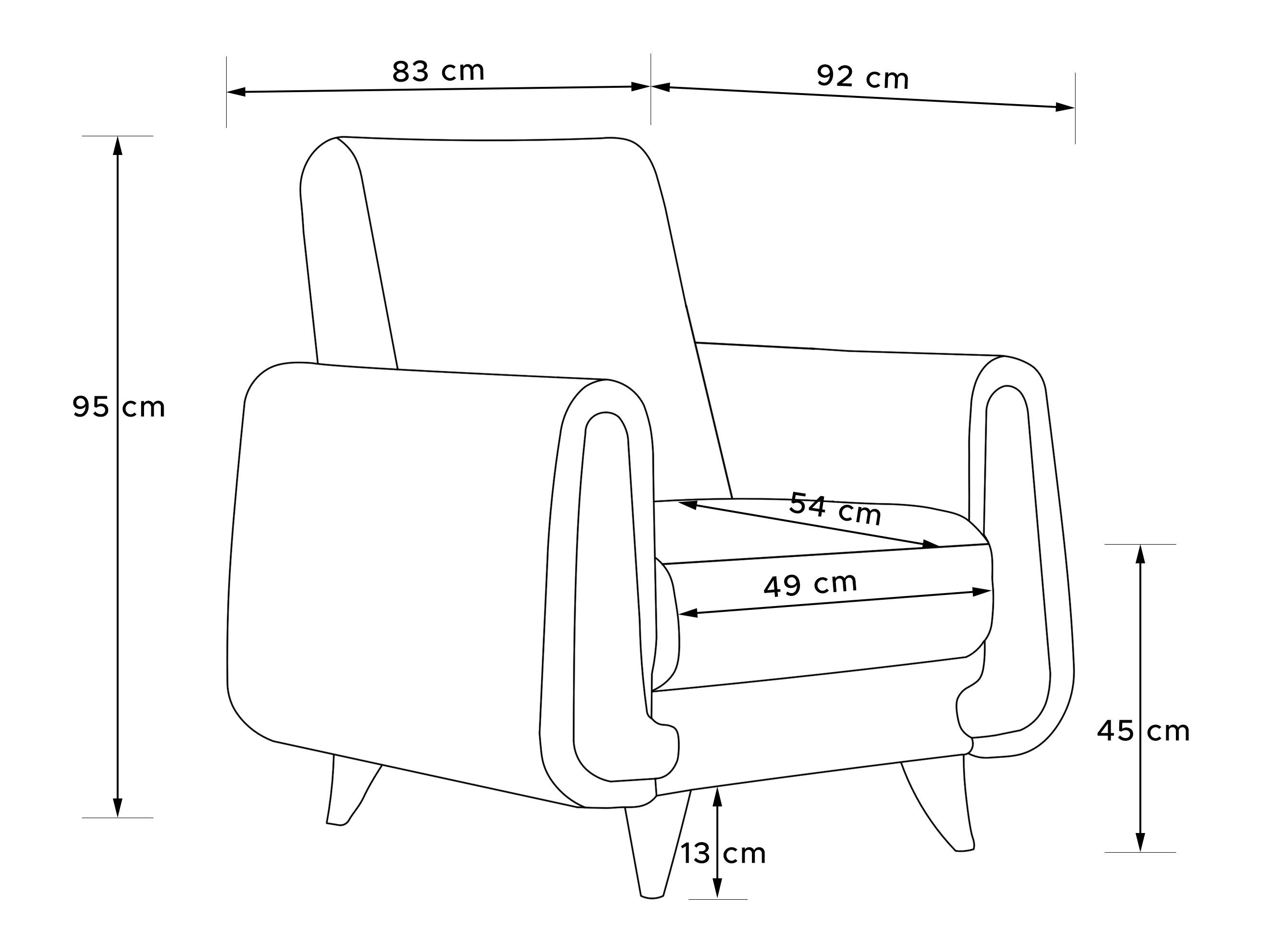 Fotelj Temecula 112 (Riviera 95)