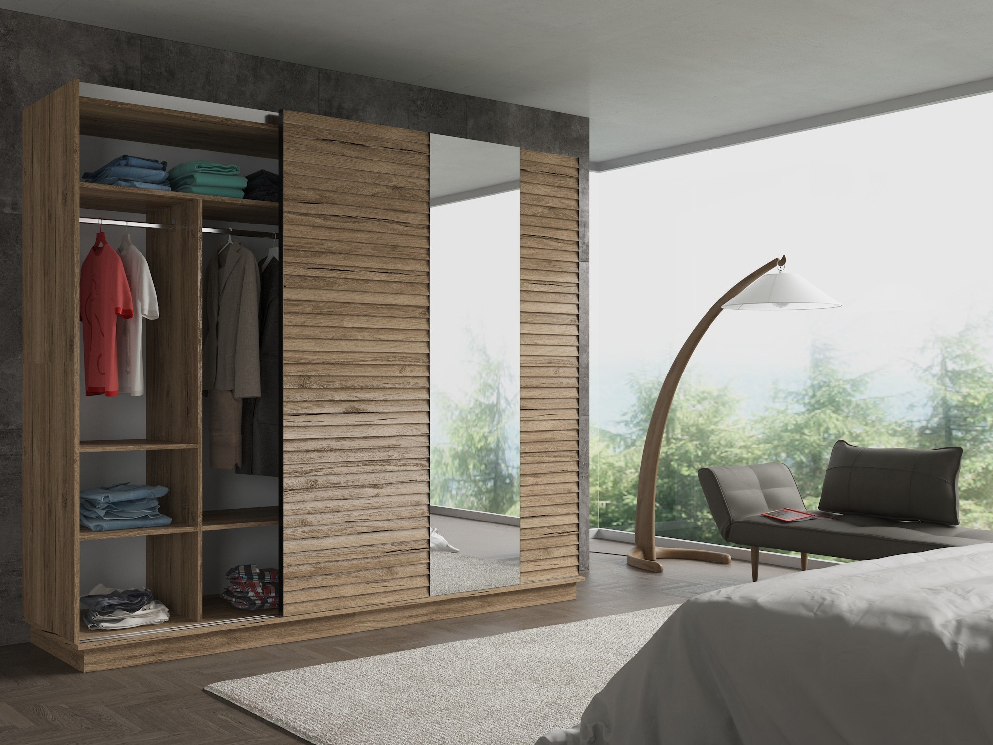 Garderobna omara Nolfene 100