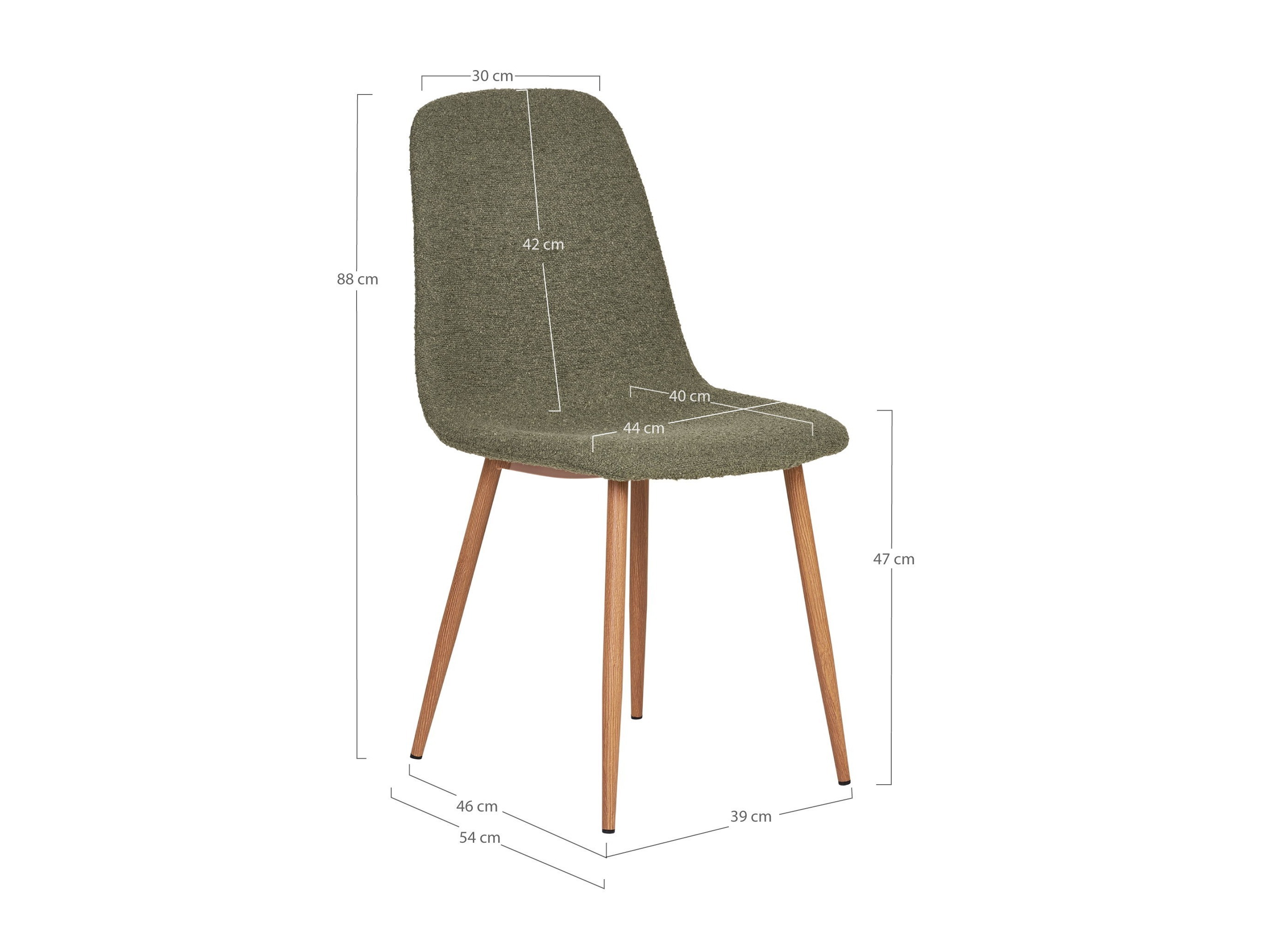 Stol Brea 237 (Svetlo rjava)