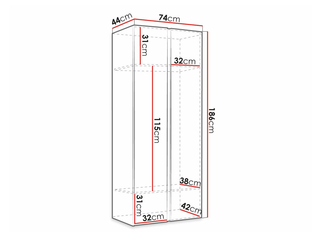 Garderobna omara SL5330